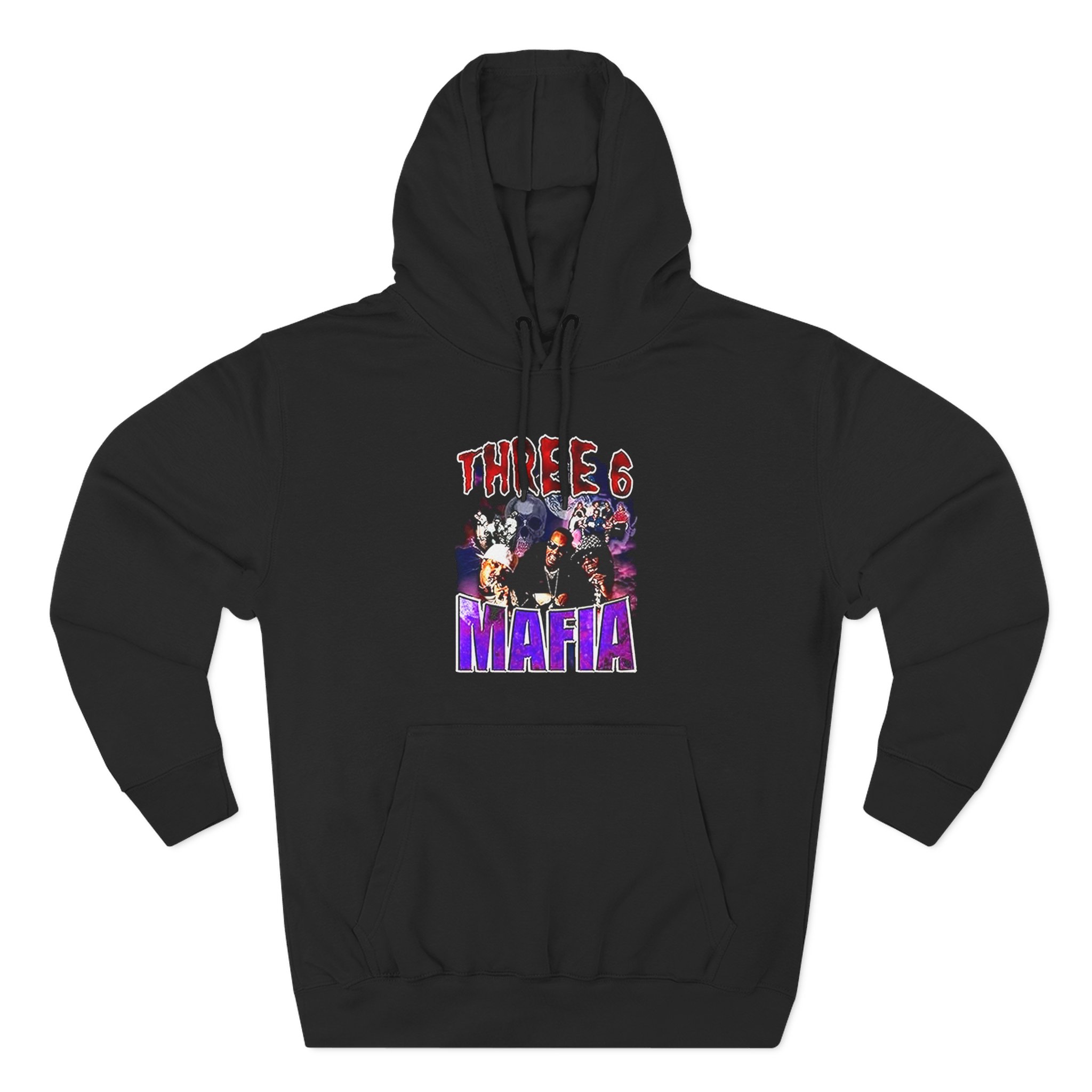 Three 6 Mafia Three-Panel Fleece Hoodie
