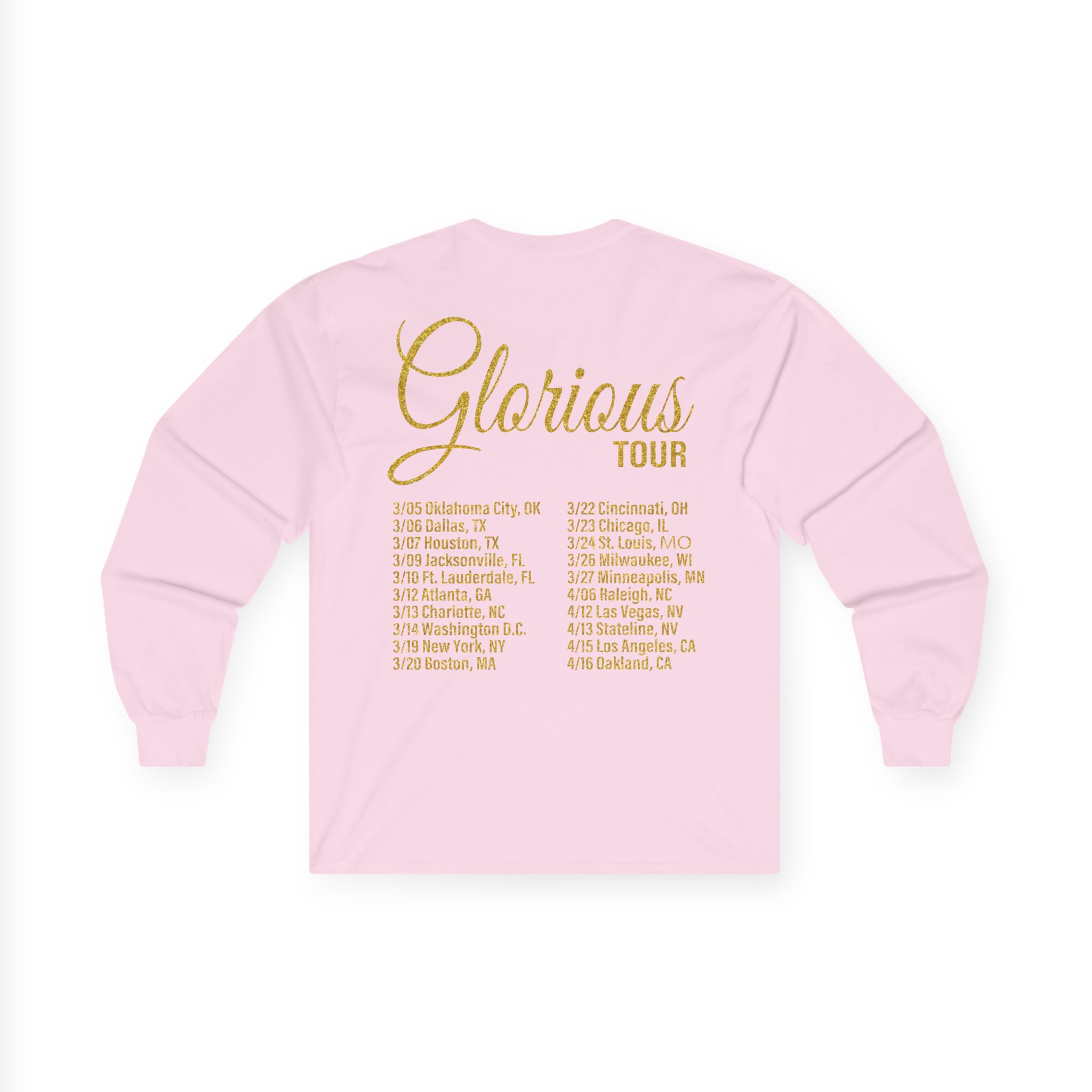 Glorilla Glorious Tour Unisex Ultra Cotton Long Sleeve Tee