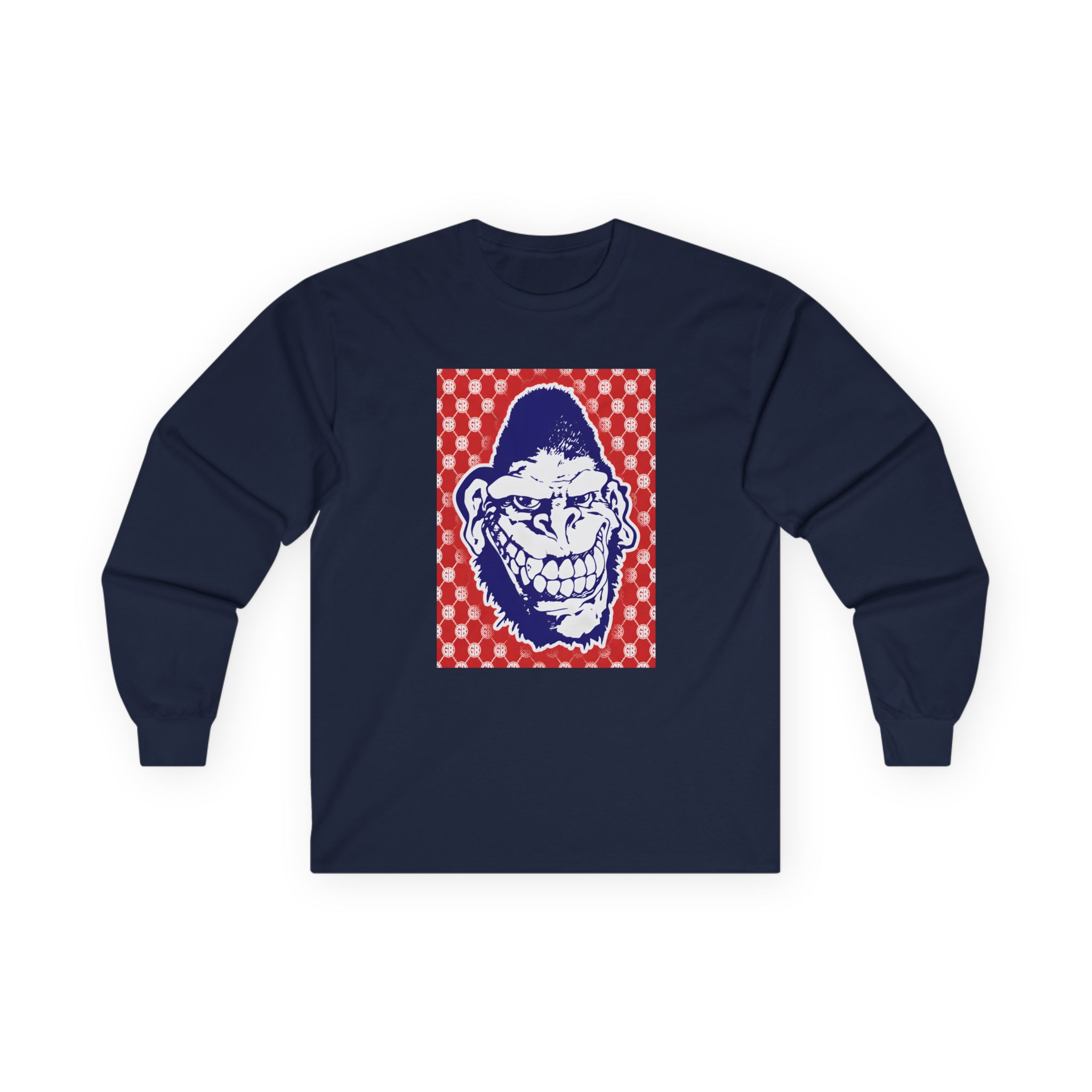 Gorilla Biscuits Gb Pattern Unisex Ultra Cotton Long Sleeve Tee