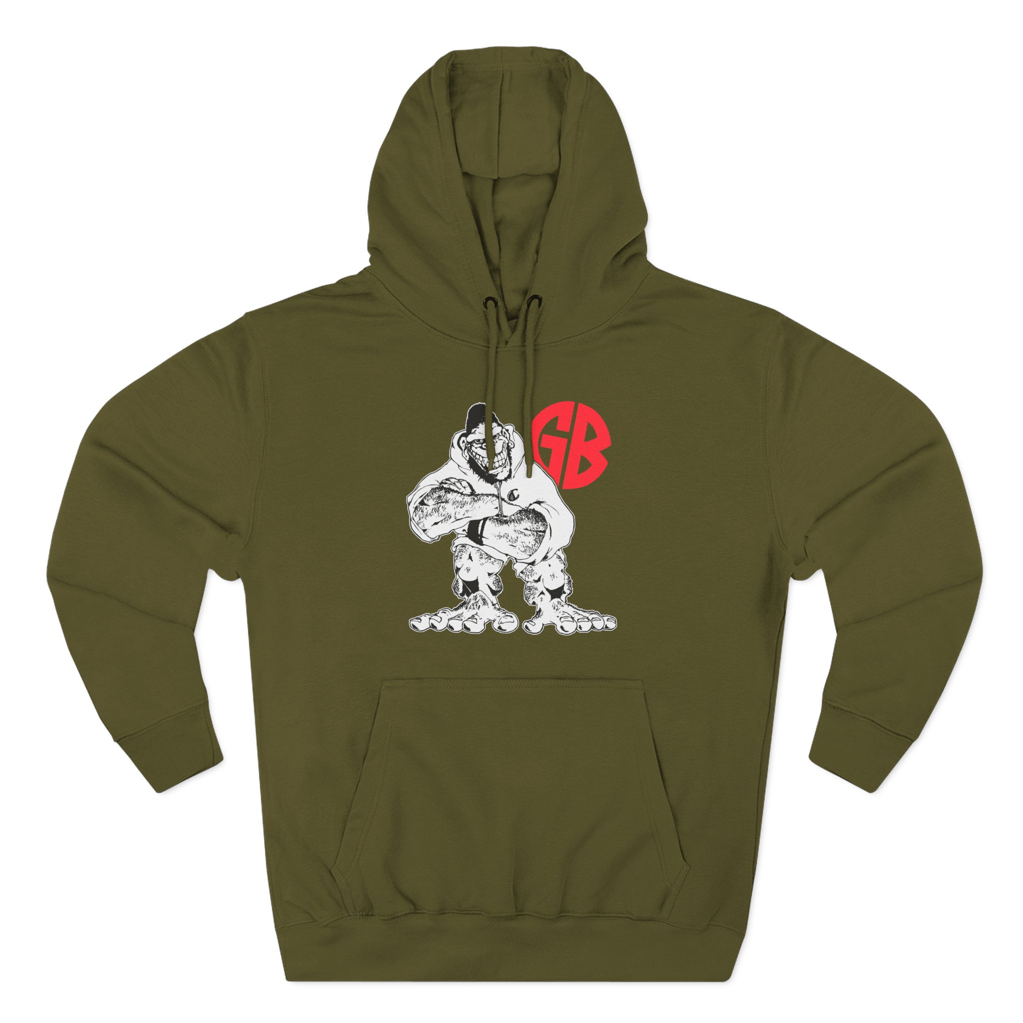 Gorilla Biscuits Big Gorilla Three-Panel Fleece Hoodie