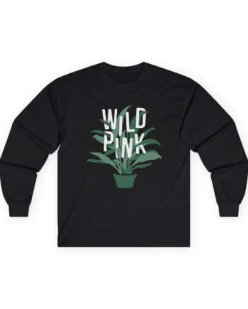 Wild Pink House Plant Unisex Ultra Cotton Long Sleeve Tee