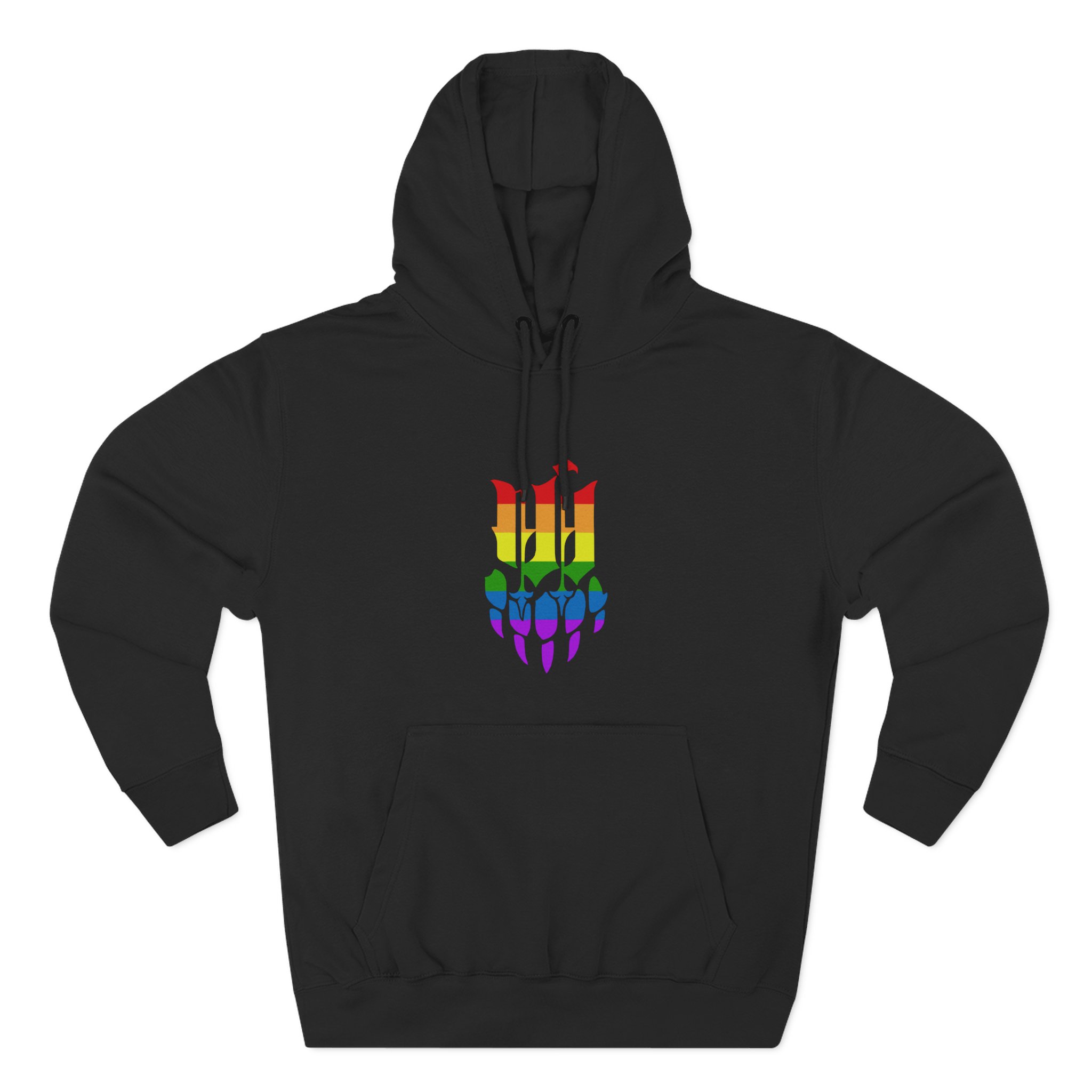 Iwrestledabearonce Three-Panel Fleece Hoodie