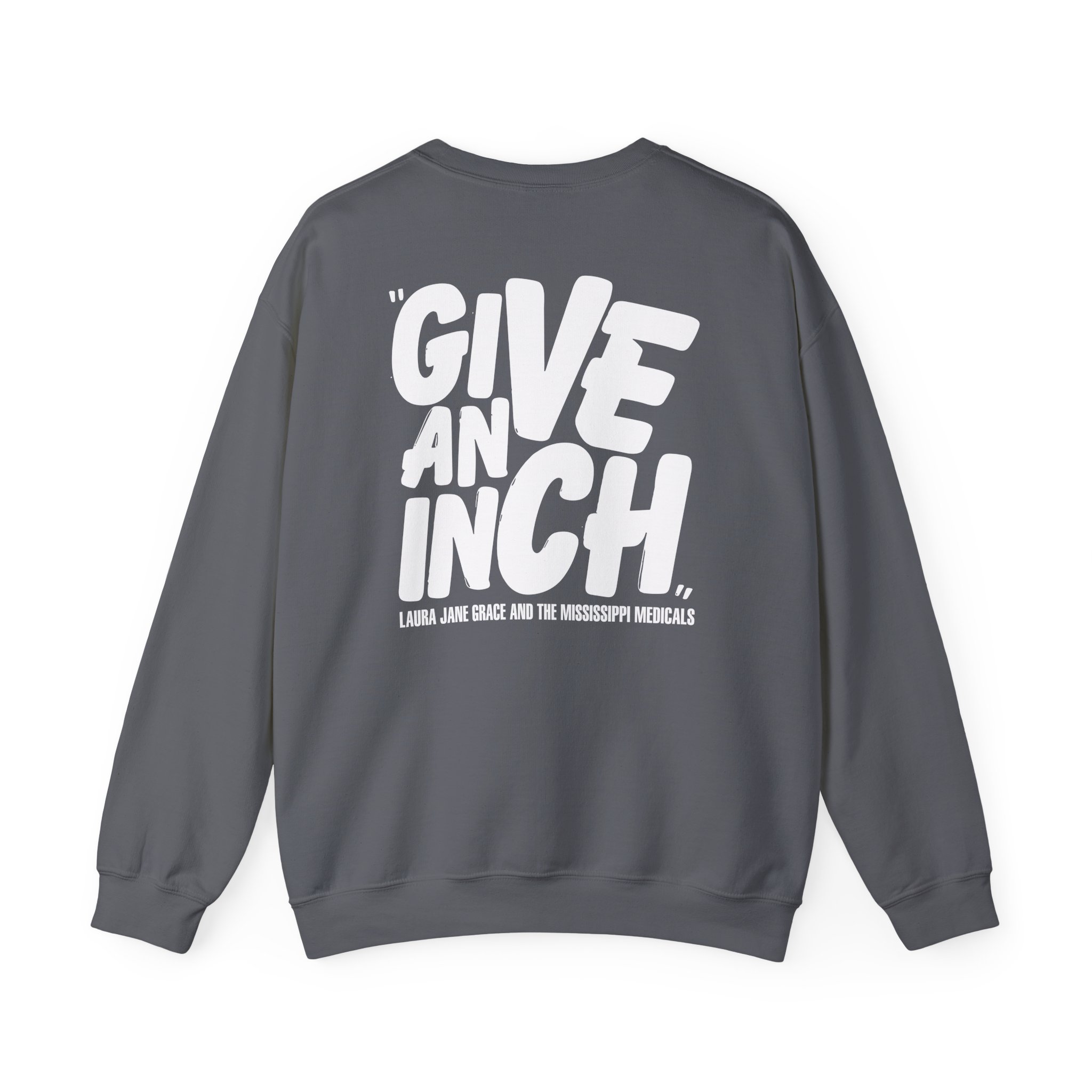 Laura Jane Grace Give an Inch Unisex Heavy Blendâ„¢ Crewneck Sweatshirt