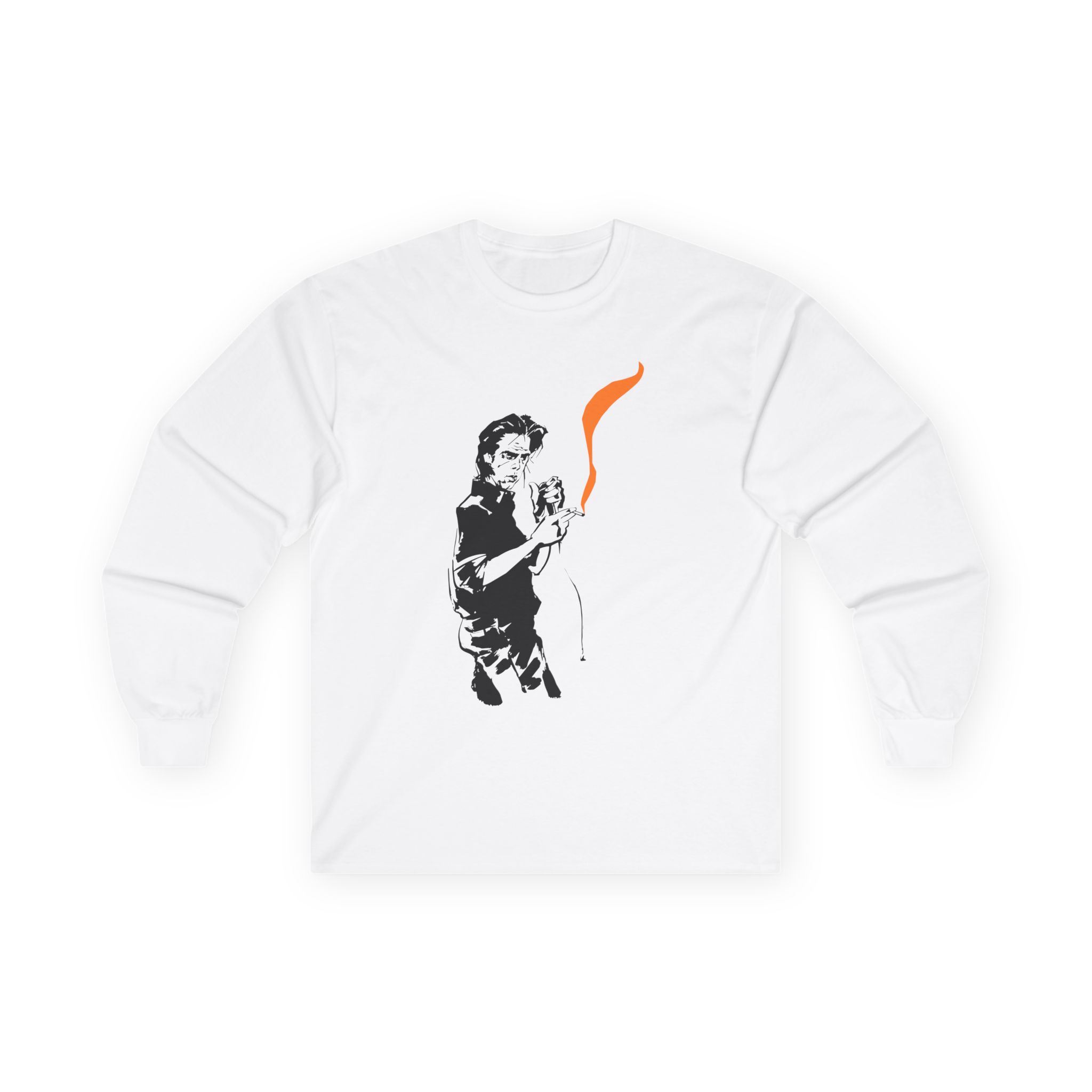 Nick Cave Smoking Unisex Ultra Cotton Long Sleeve Tee