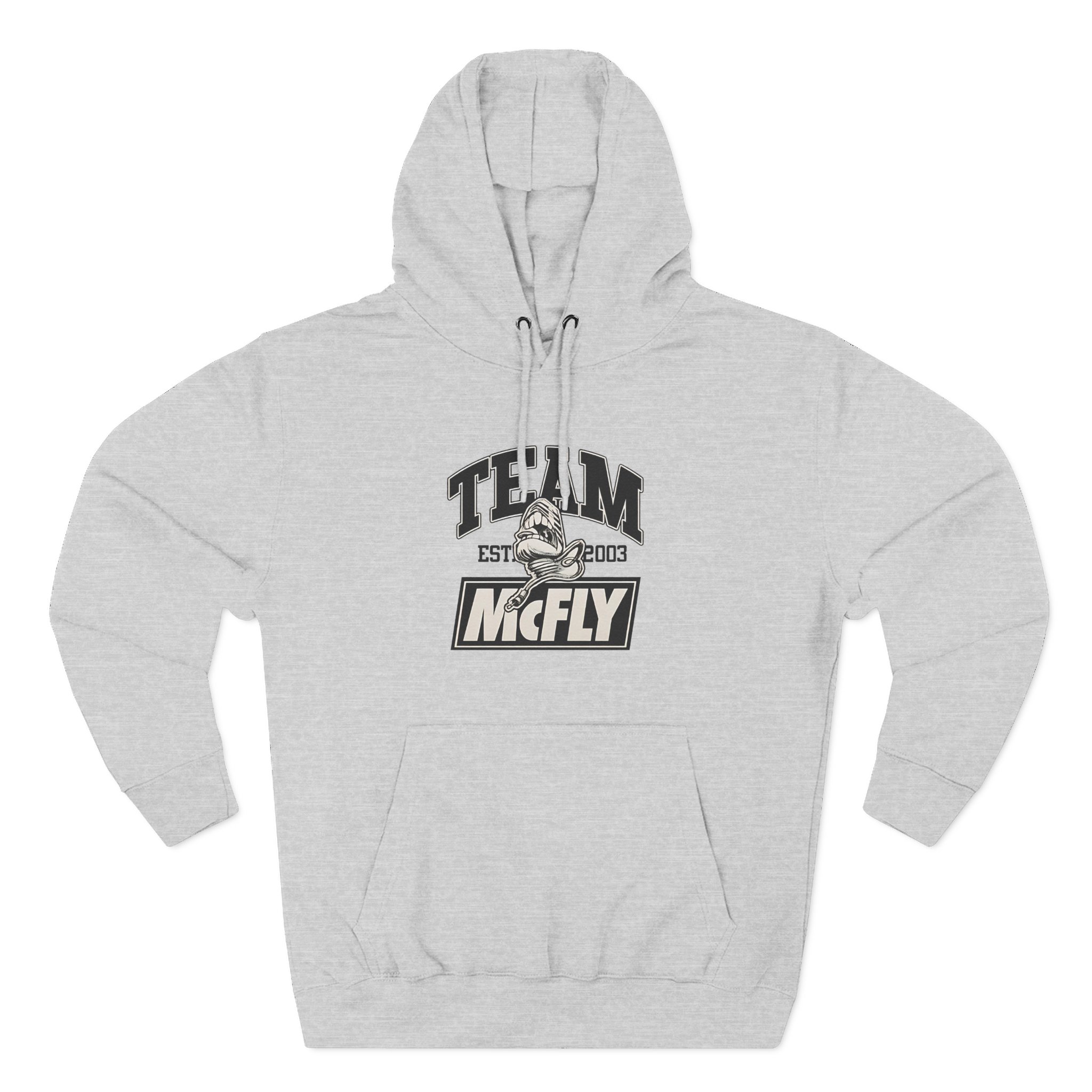 Mcfly Ecru Three-panel Fleece Hoodie