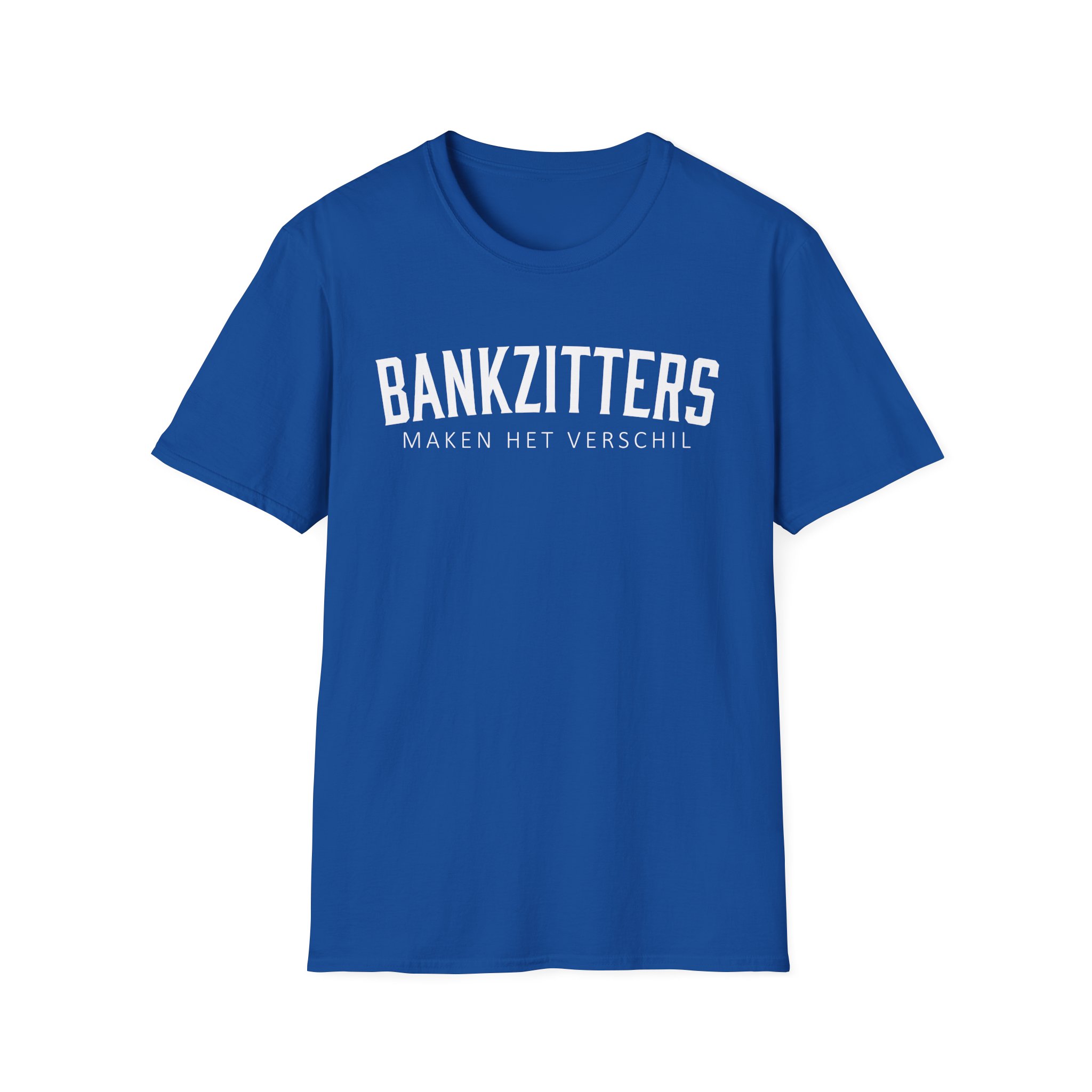 Bankzitters Maken Het Verschil Unisex Softstyle T-Shirt