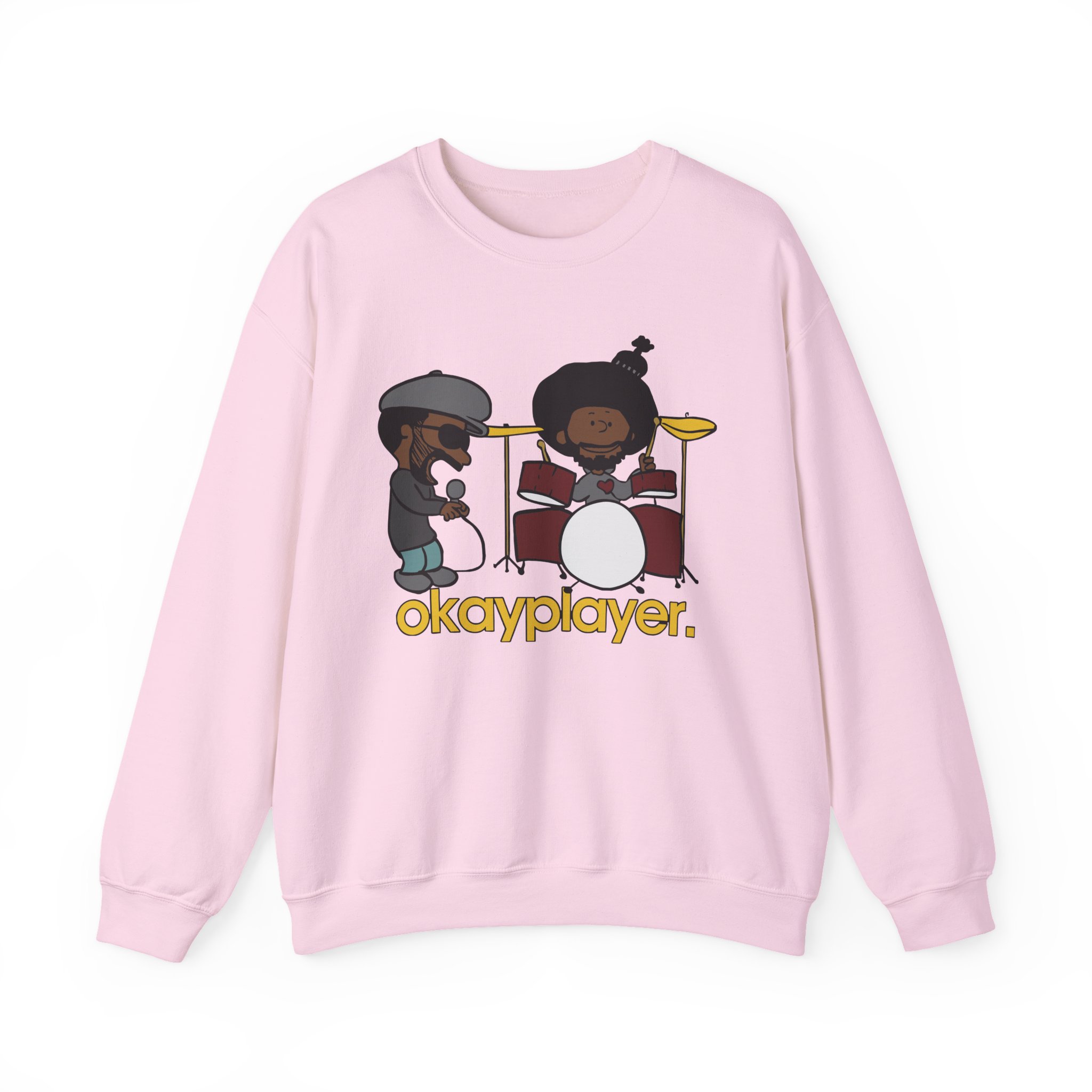 The Roots Black Thought & Questlove Okayplayer Unisex Heavy Blendâ„¢ Crewneck Sweatshirt