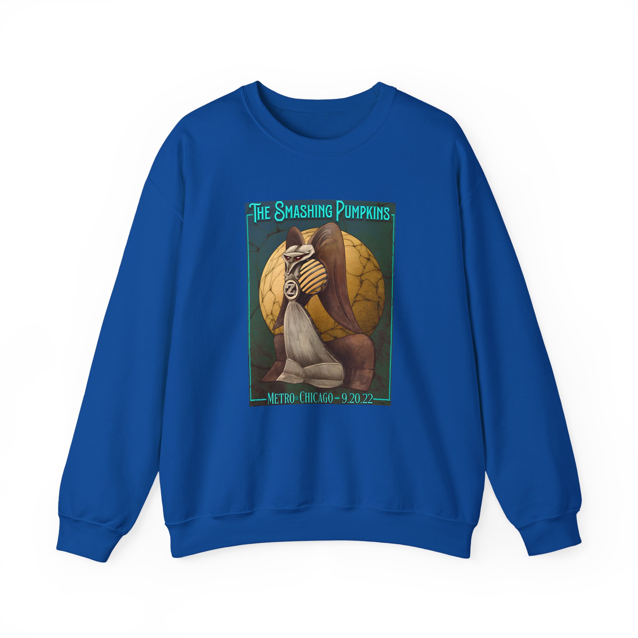 The Smashing Pumpkins Chicago Radio Unisex Heavy Blendâ„¢ Crewneck Sweatshirt