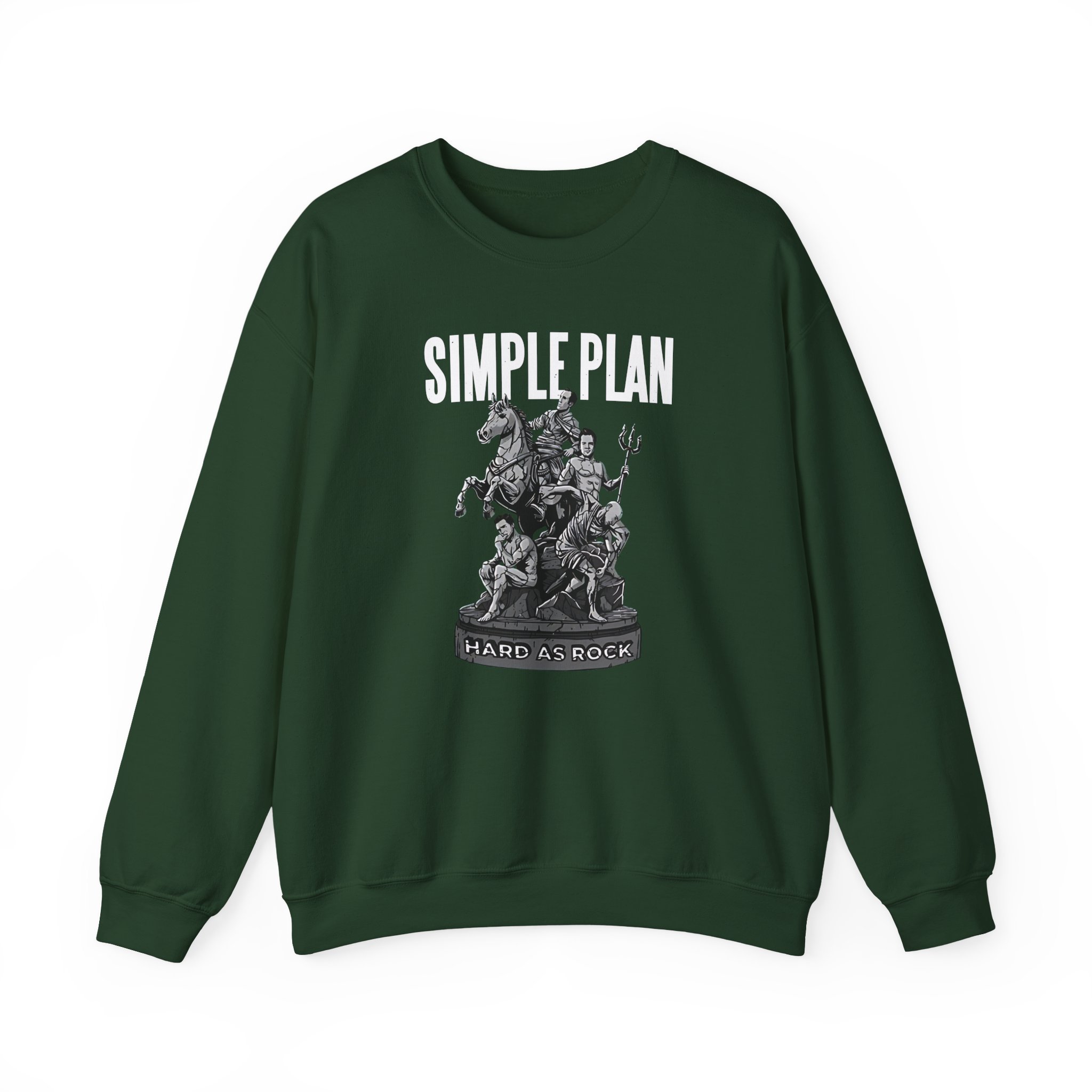 Simple Plan Hard as Rock Unisex Heavy Blendâ„¢ Crewneck Sweatshirt