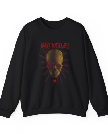 Bad Wolves Bloody Skull Unisex Heavy Blend™ Crewneck Sweatshirt
