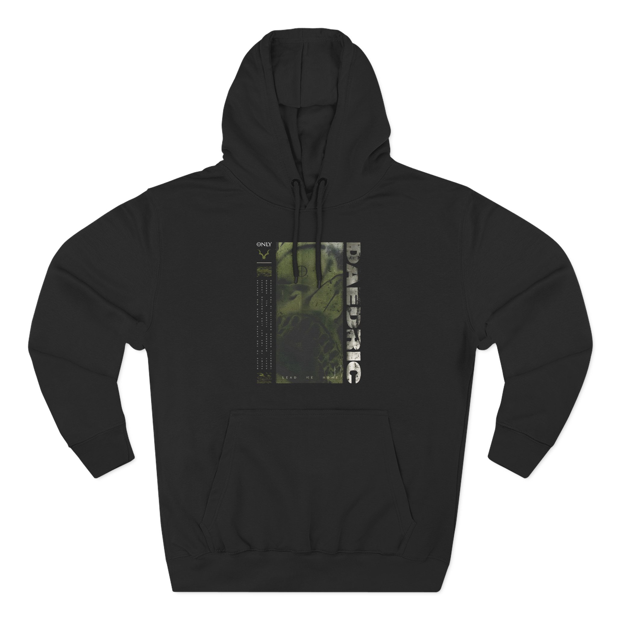 Daedric Only Three-Panel Fleece Hoodie