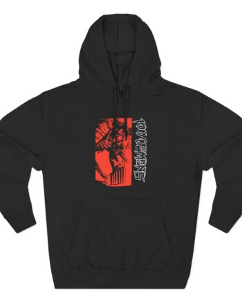 100 Demons Three-Panel Fleece Hoodie