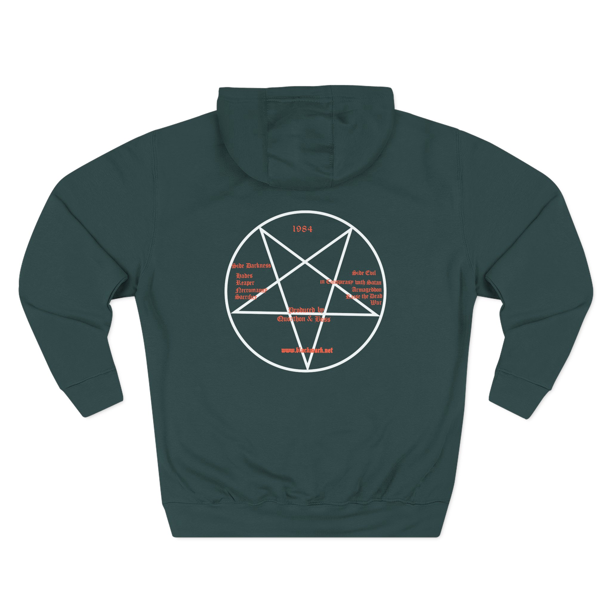 Bathory Goat Three-panel Fleece Hoodie