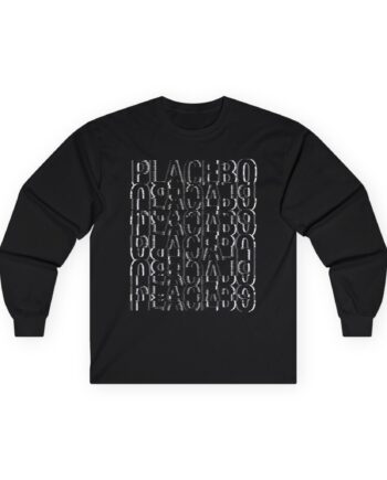 Placebo Black & White Glitch Unisex Ultra Cotton Long Sleeve Tee