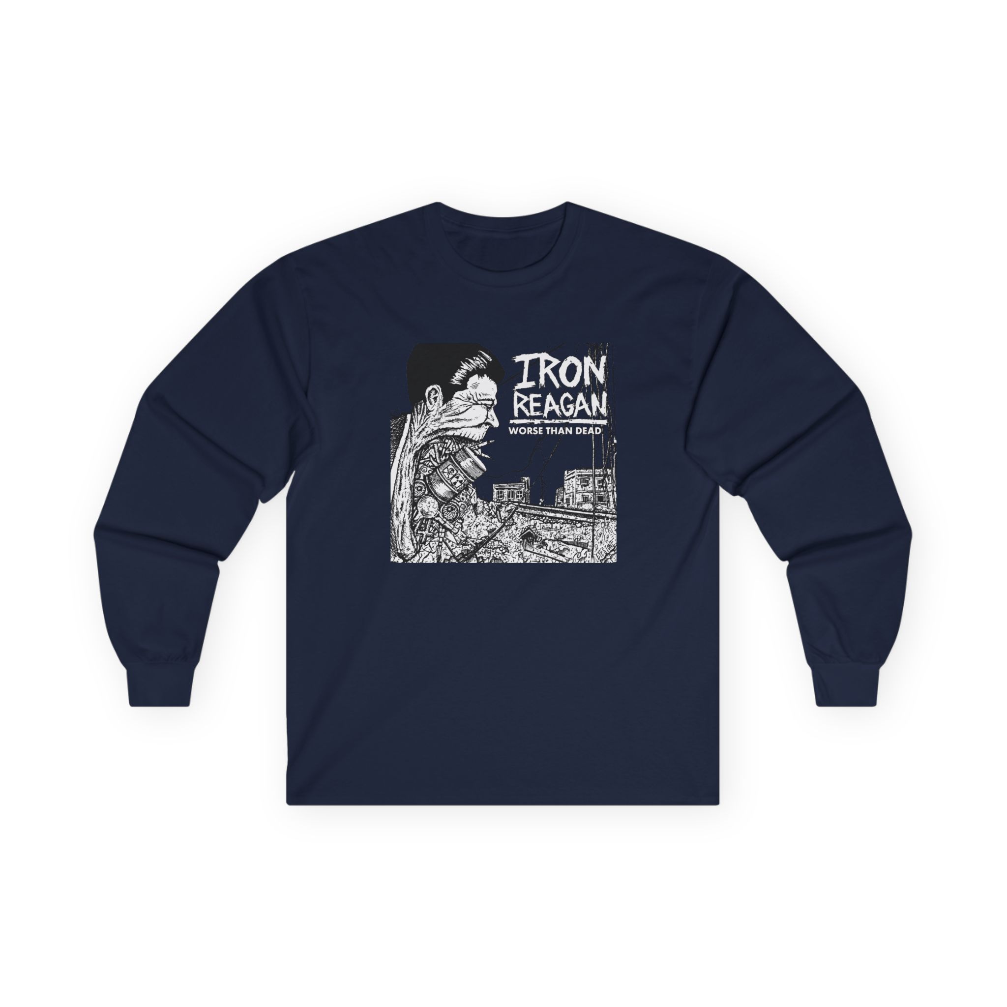 Iron Reagan Worse Than Dead Unisex Ultra Cotton Long Sleeve Tee