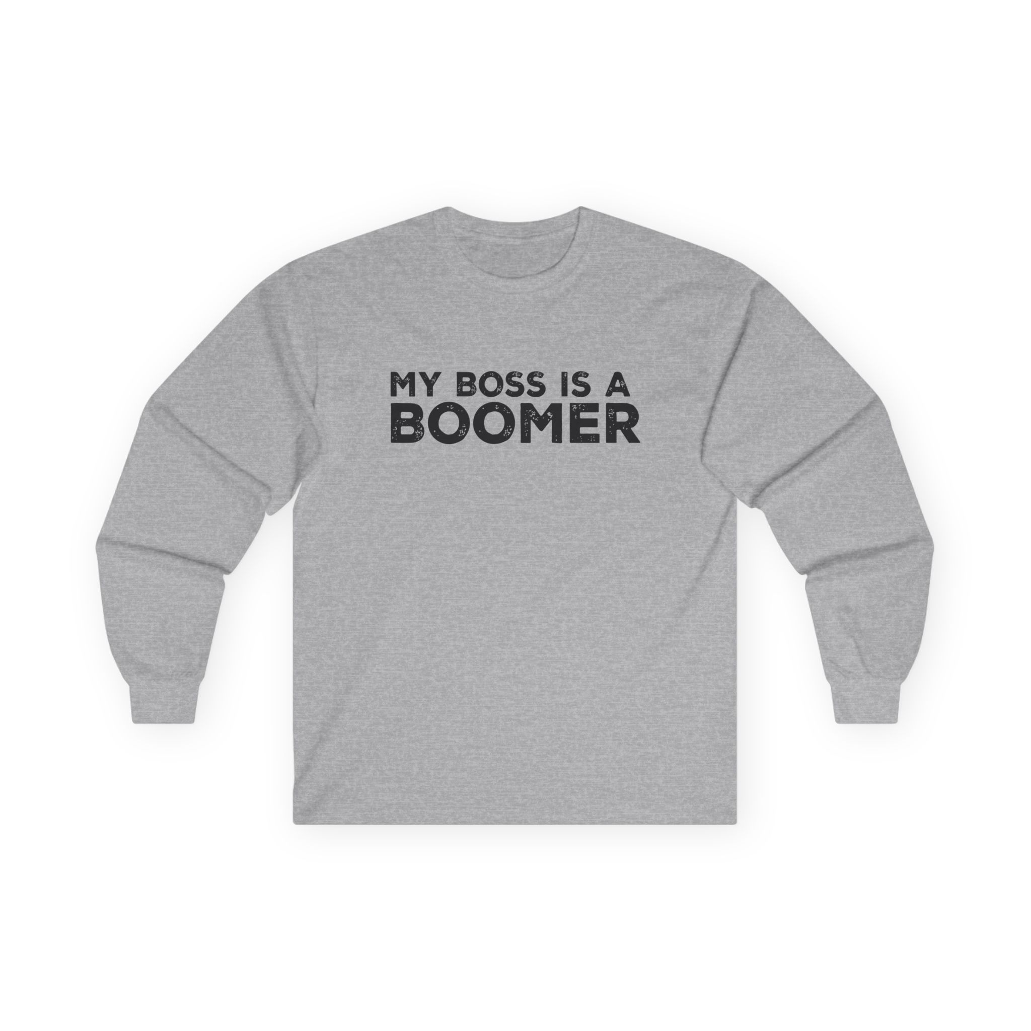 Kat Timpf My Boss is a Boomer Unisex Ultra Cotton Long Sleeve Tee