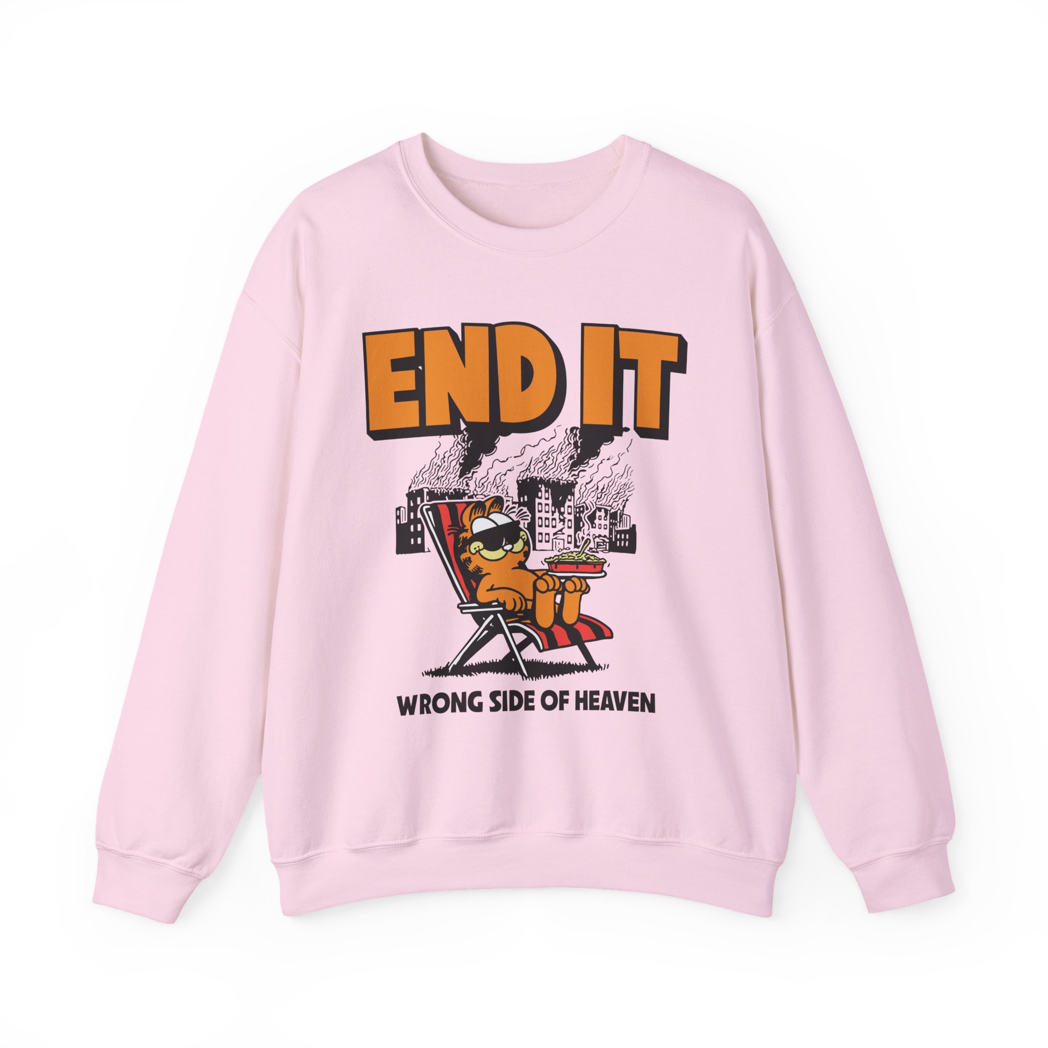 End It Garfield Unisex Heavy Blendâ„¢ Crewneck Sweatshirt