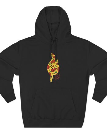 Like Moths to Flames Three-Panel Fleece Hoodie