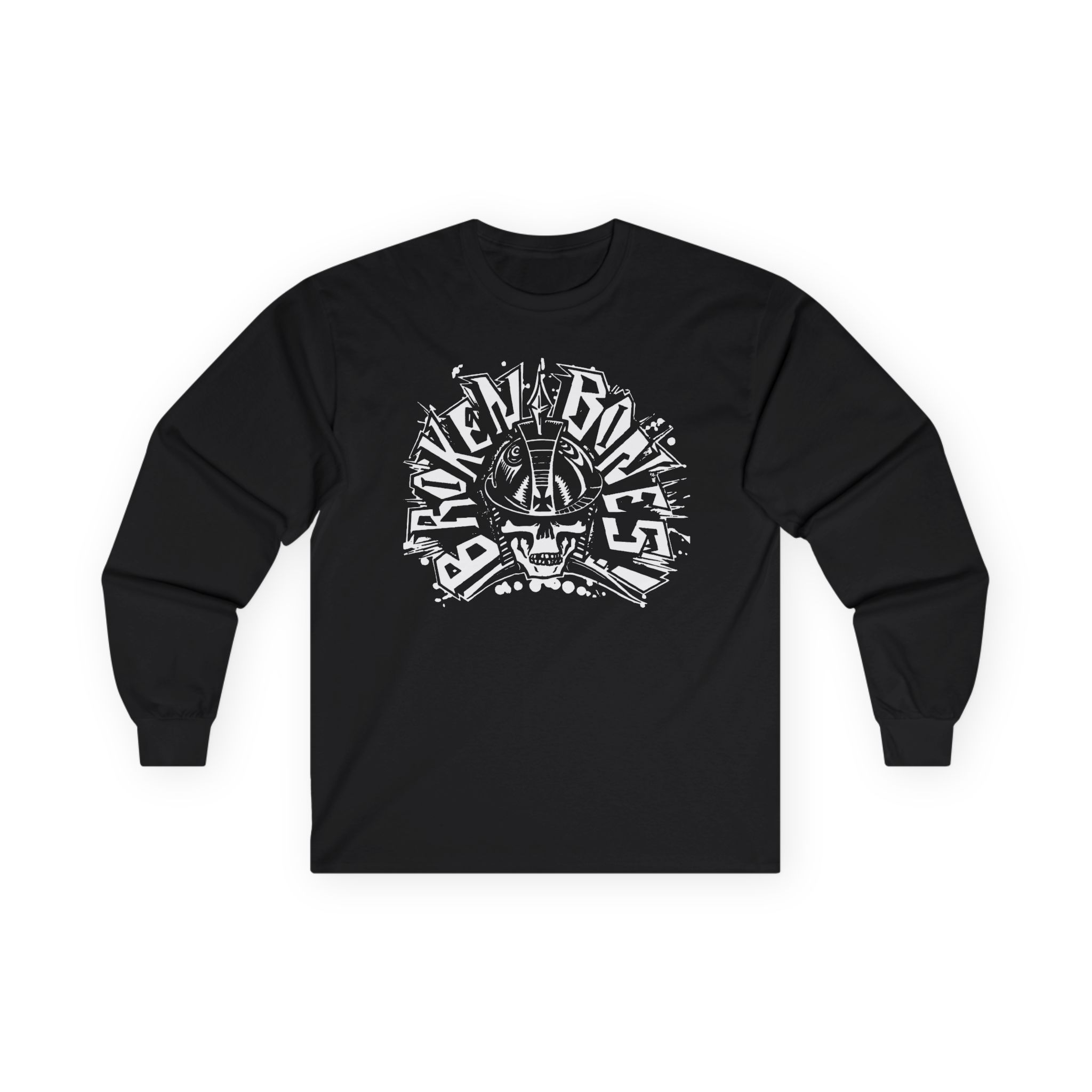 Broken Bones Skull Logo Unisex Ultra Cotton Long Sleeve Tee