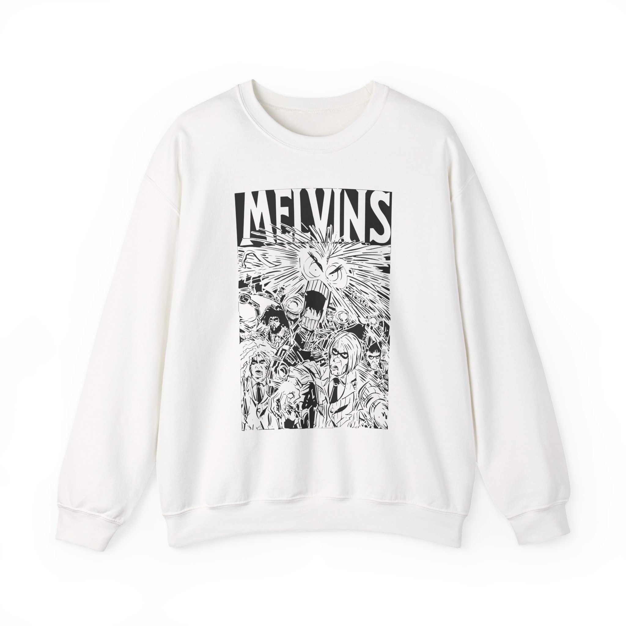 Melvins Album Concert Unisex Heavy Blendâ„¢ Crewneck Sweatshirt