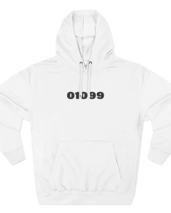 01099 Basic Three-Panel Fleece Hoodie