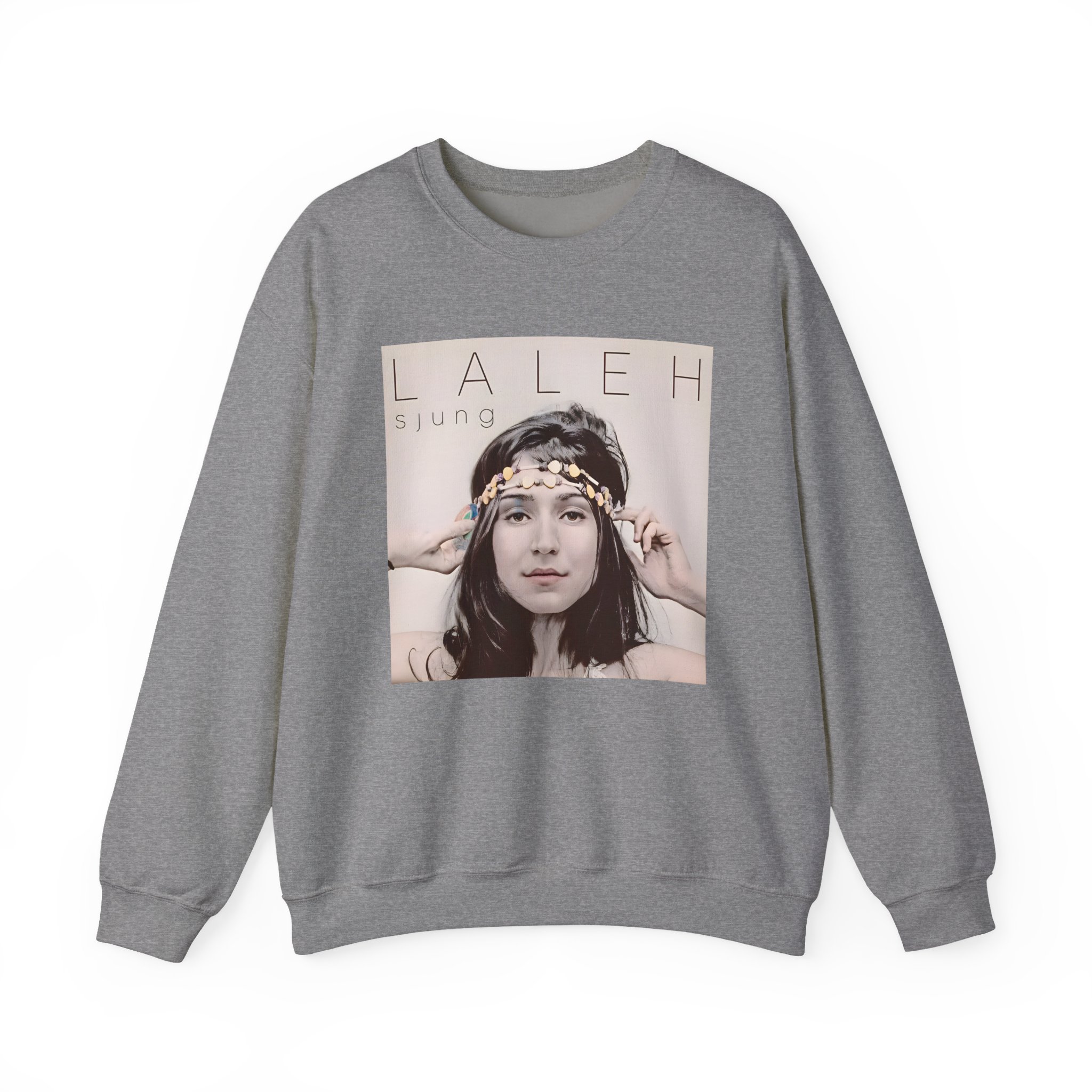 Laleh Sjung Album Cover Unisex Heavy Blendâ„¢ Crewneck Sweatshirt