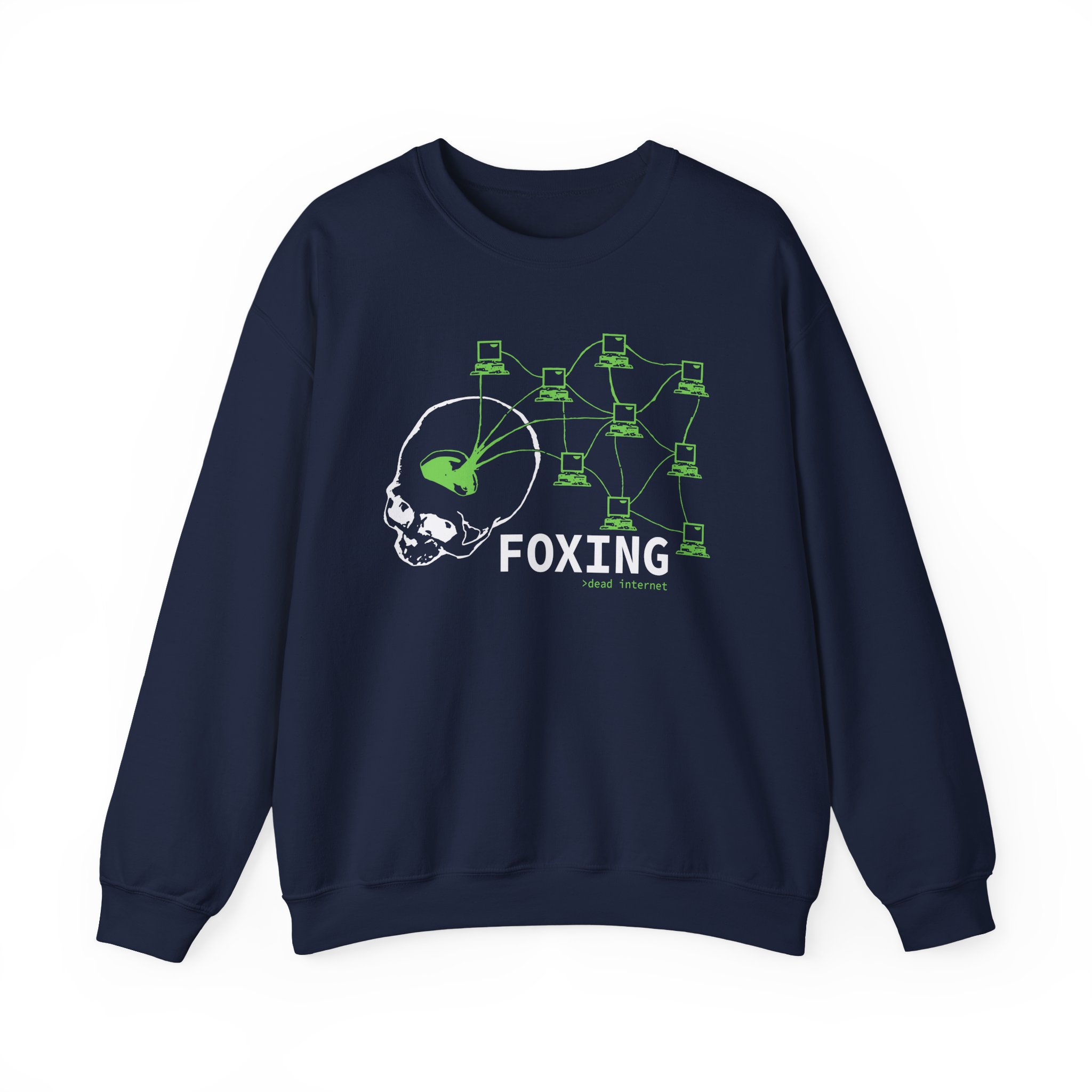 Foxing Dead Internet Unisex Heavy Blendâ„¢ Crewneck Sweatshirt