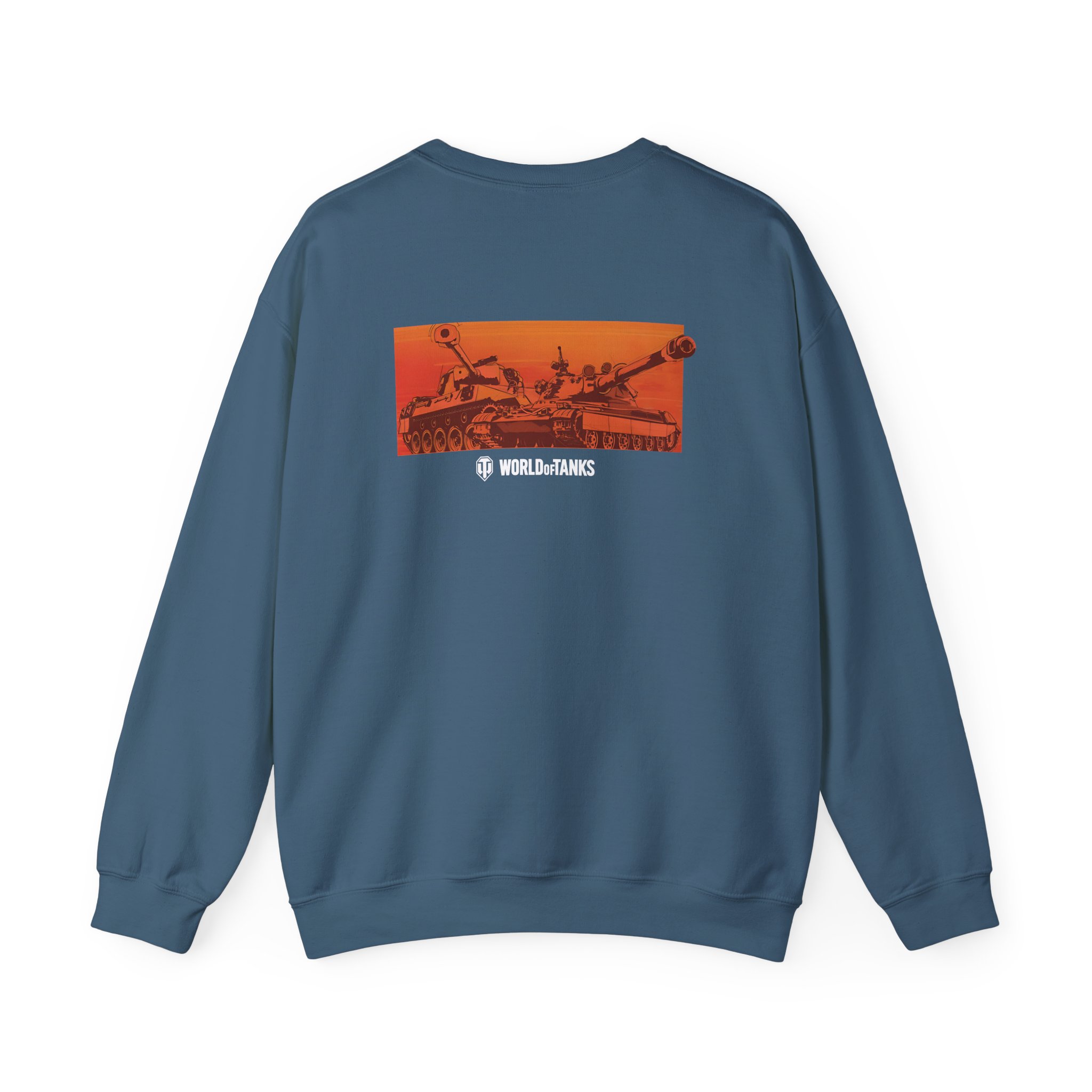 World of Tank Orange Sky Unisex Heavy Blendâ„¢ Crewneck Sweatshirt