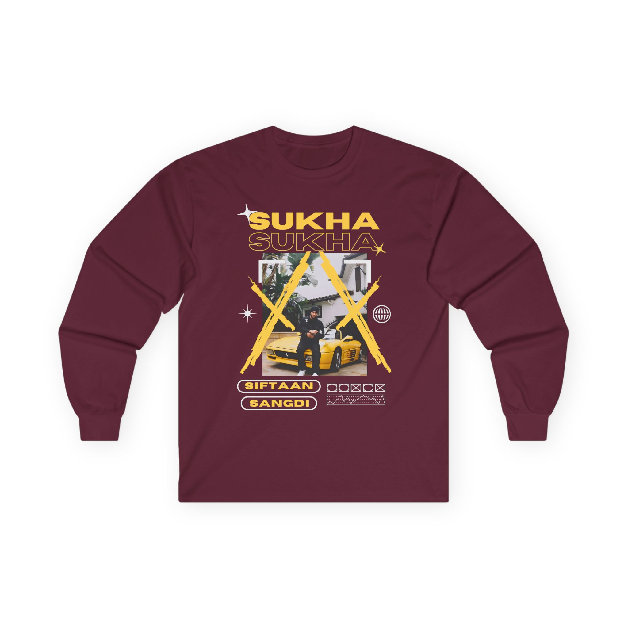 Sukha Brown Munde Unisex Ultra Cotton Long Sleeve Tee
