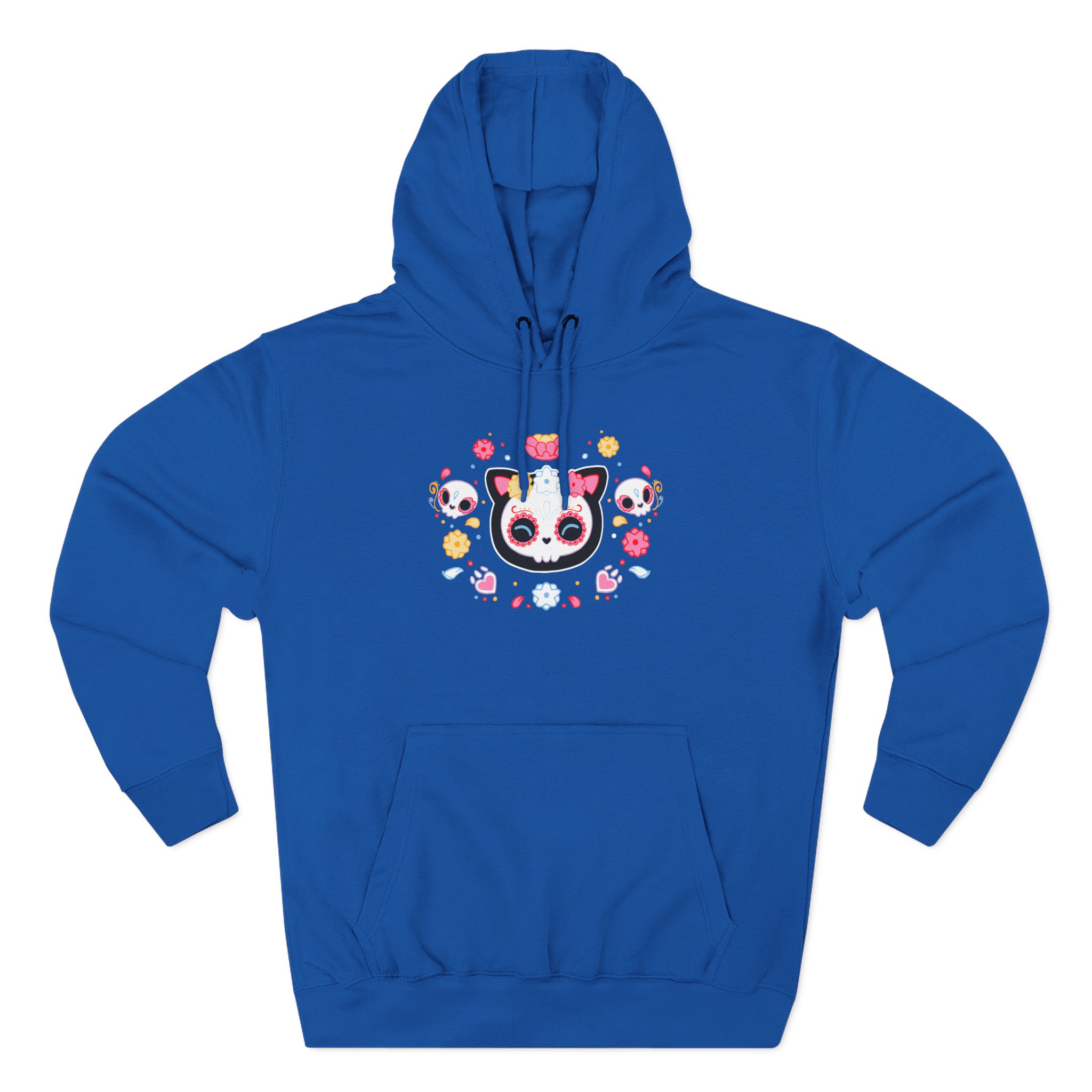 Aphmau Sugar Skull Cat Three-Panel Fleece Hoodie