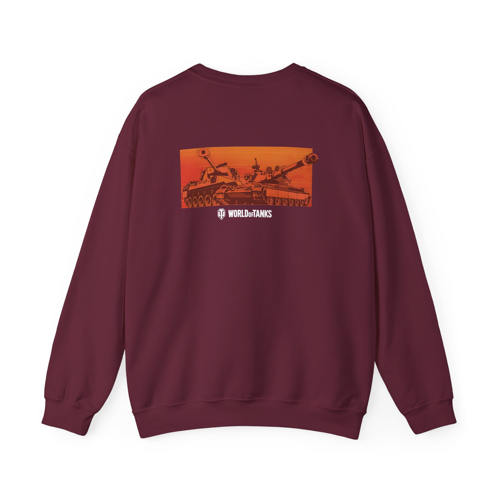 World of Tank Orange Sky Unisex Heavy Blendâ„¢ Crewneck Sweatshirt
