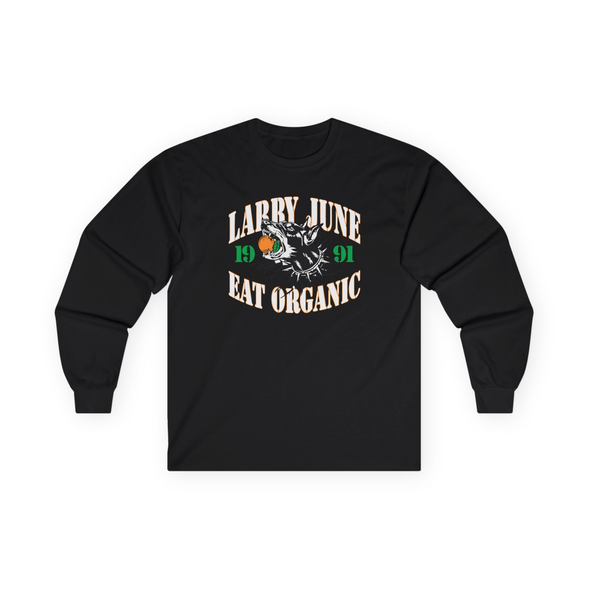 Larry June Eat Organic Unisex Ultra Cotton Long Sleeve Tee