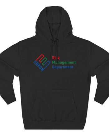 Atrioc Enron Risk Management Department Three-Panel Fleece Hoodie