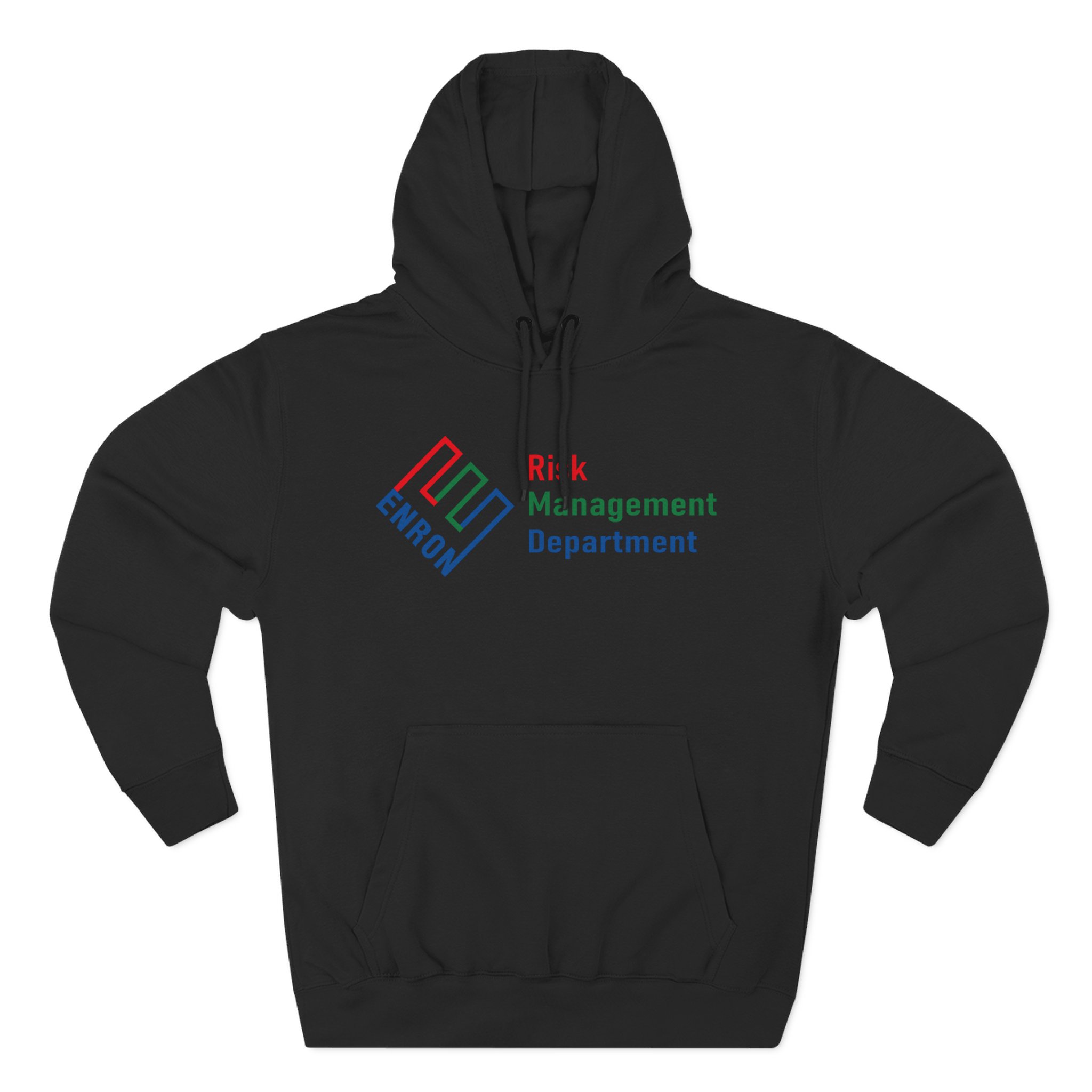 Atrioc Enron Risk Management Department Three-Panel Fleece Hoodie