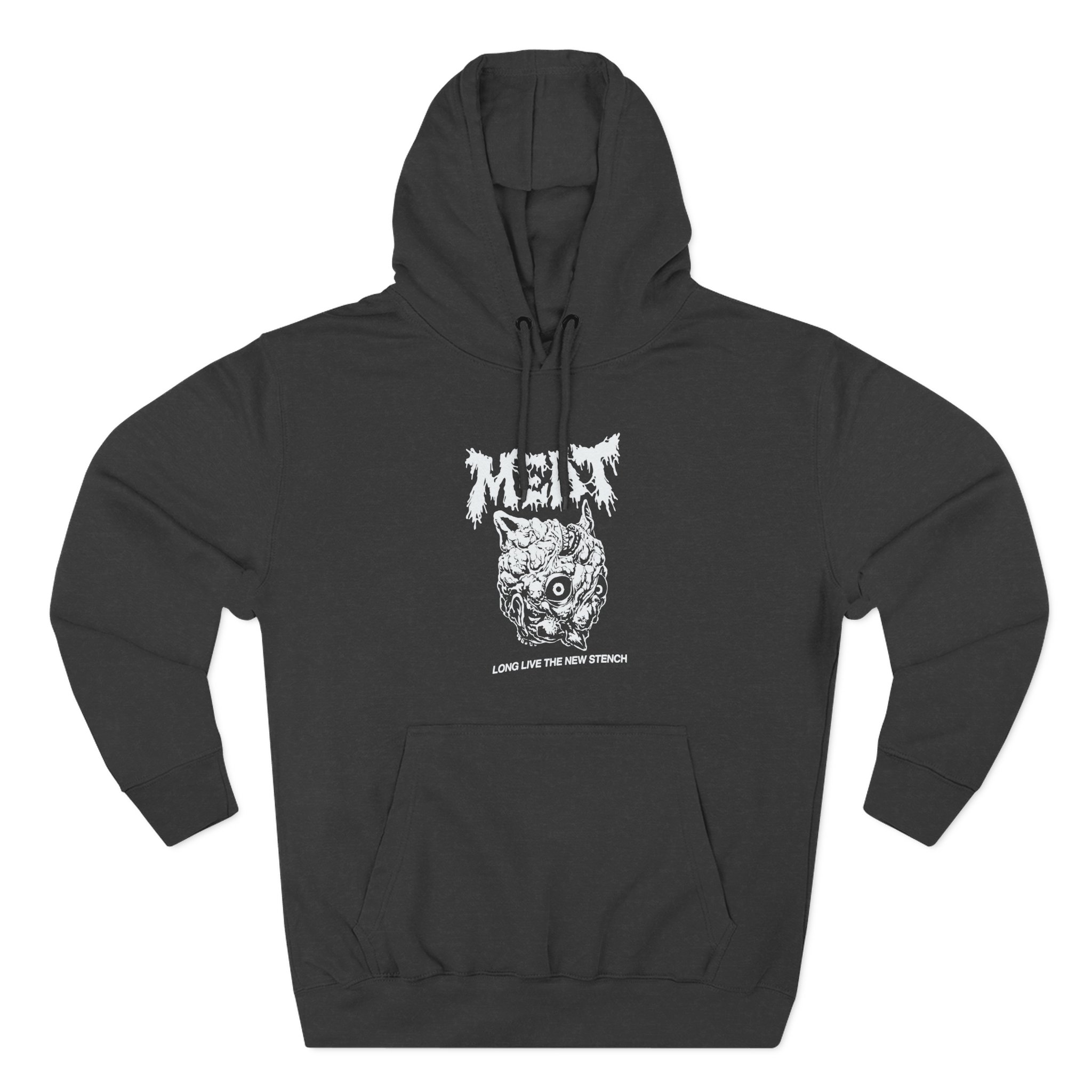 Meatcanyon Long Live the New Stench Three-Panel Fleece Hoodie