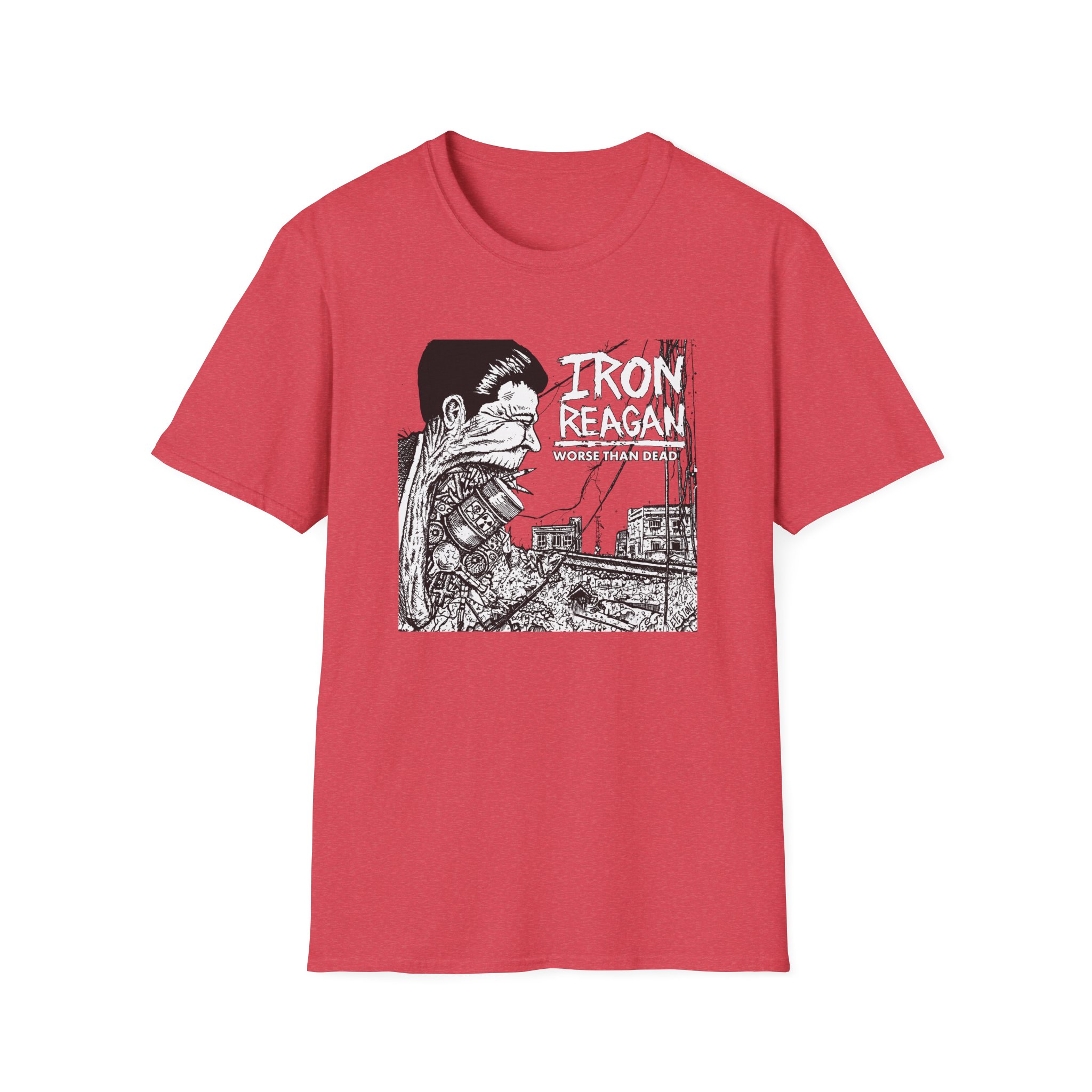 Iron Reagan Worse Than Dead Unisex Softstyle T-Shirt