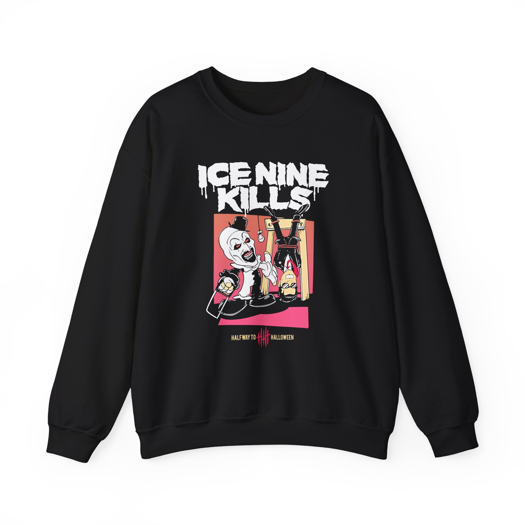 Ice Nine Kills Cut in Half Way to Halloween Unisex Heavy Blendâ„¢ Crewneck Sweatshirt