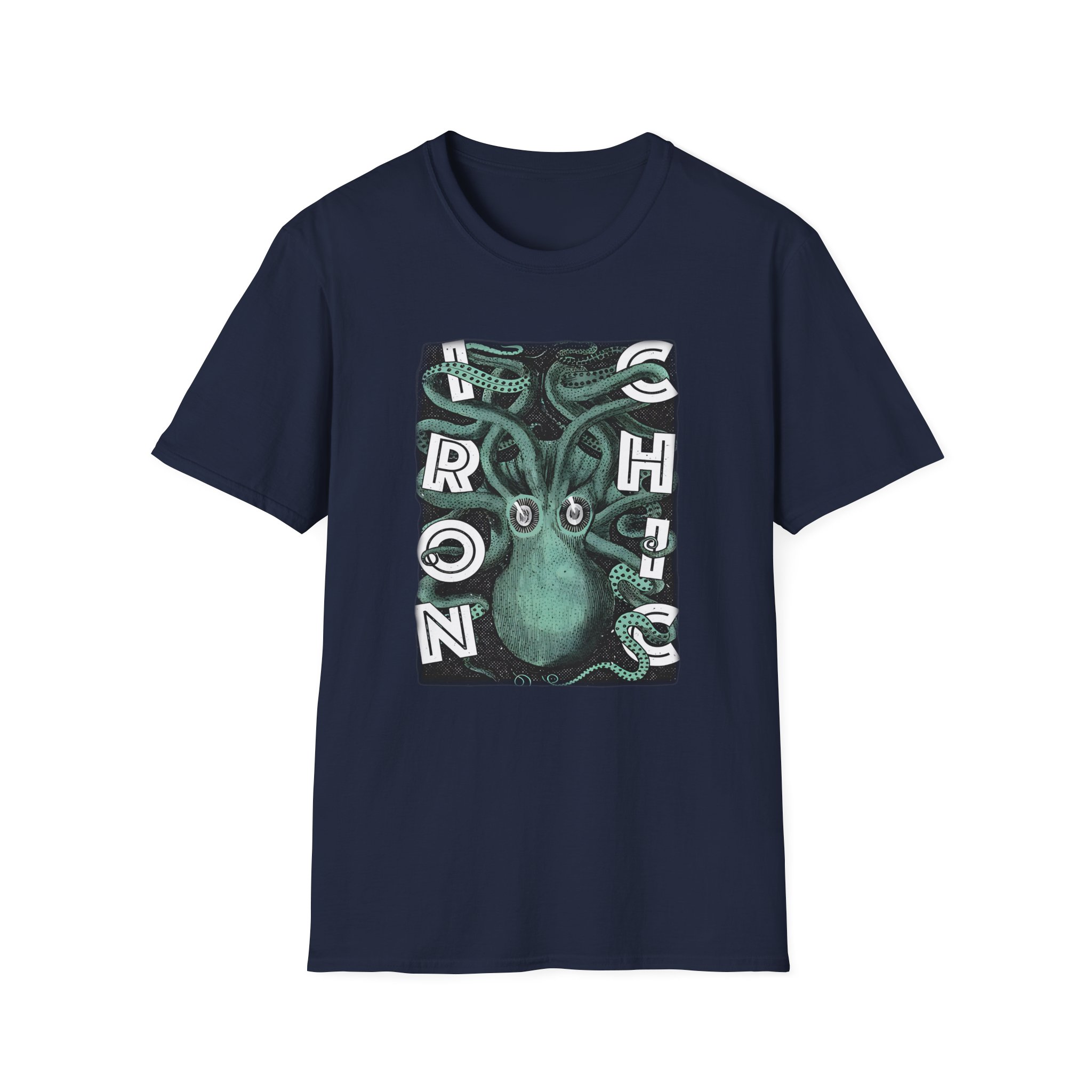 Iron Chic Octopus Unisex Softstyle T-Shirt