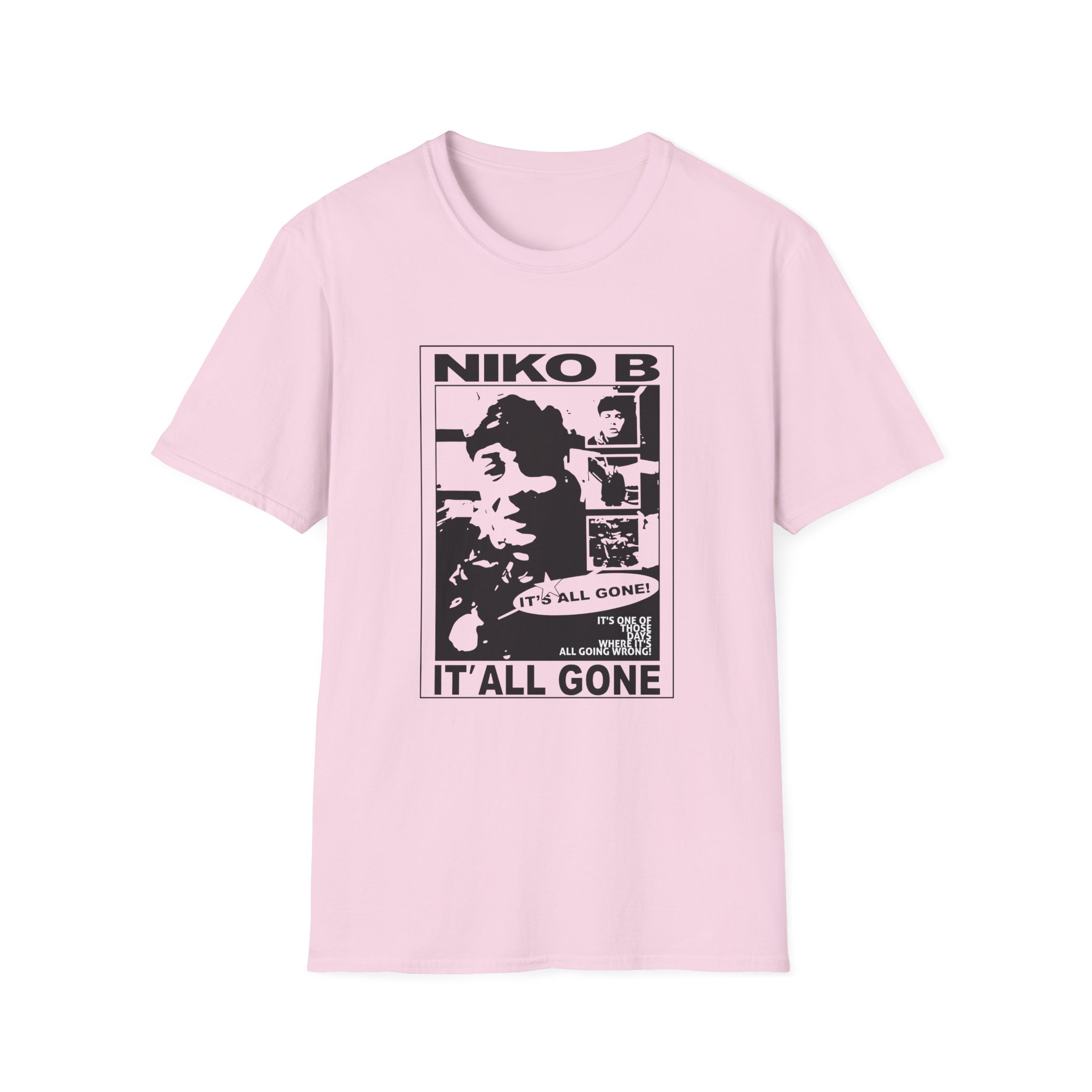 Niko B Its All Gone Unisex Softstyle T-shirt