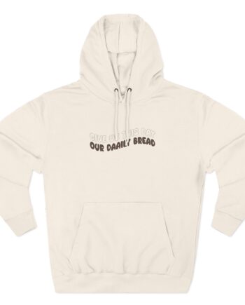 Daily Bread Mushroom Three-Panel Fleece Hoodie