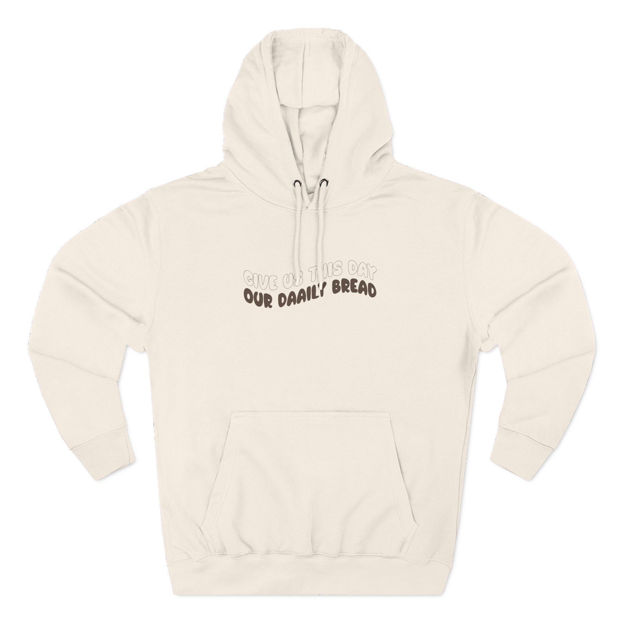 Daily Bread Mushroom Three-Panel Fleece Hoodie