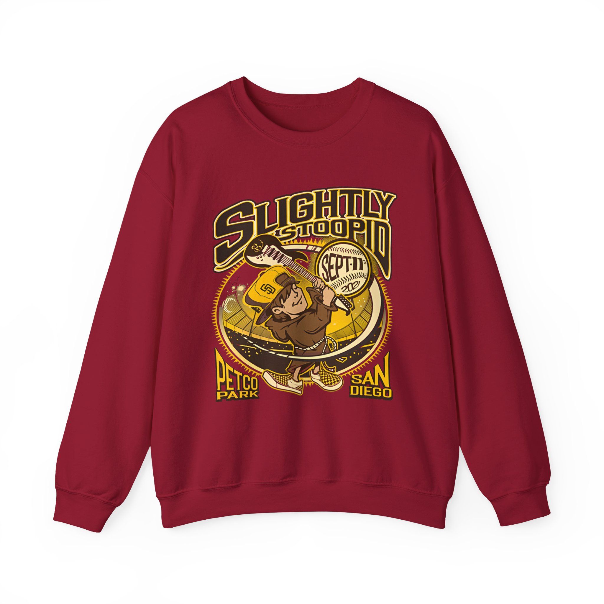 Slightly Stoopid San Diego 2021 Friar Unisex Heavy Blendâ„¢ Crewneck Sweatshirt