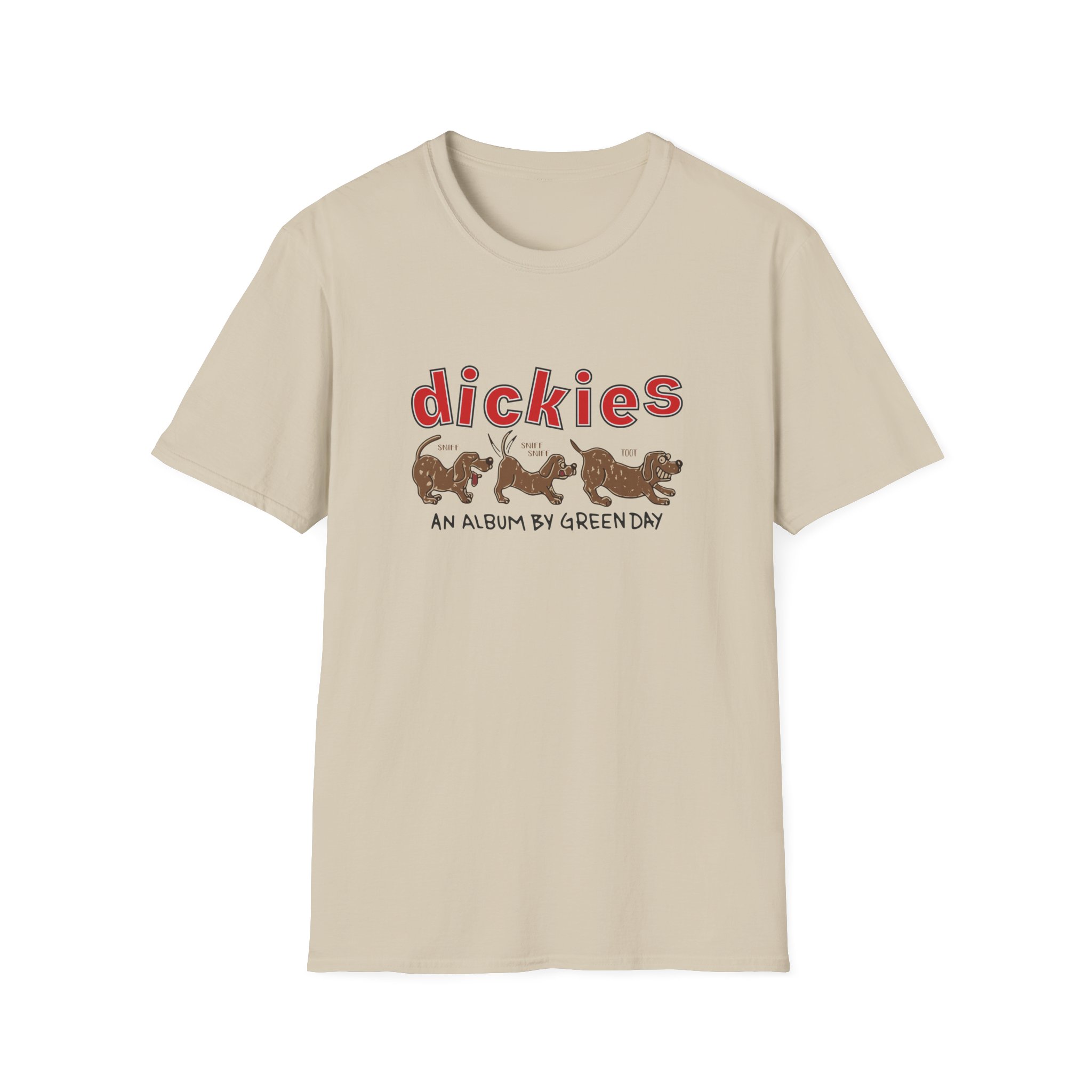 Green Day Dookie Dogs Unisex Softstyle T-Shirt