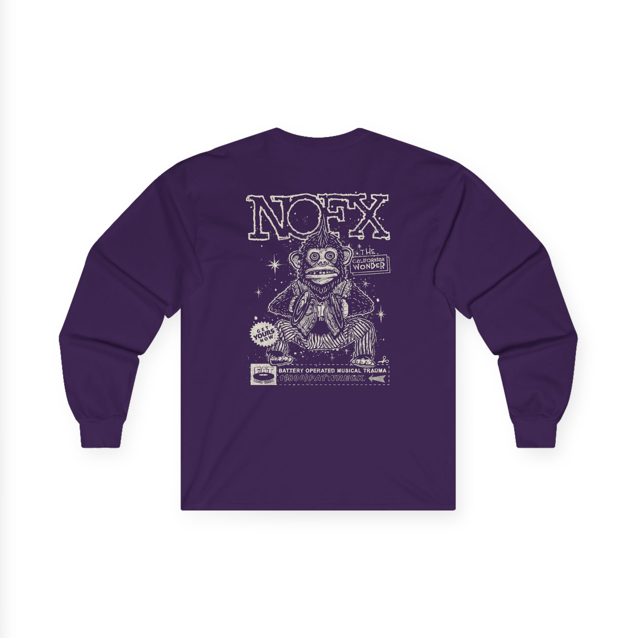 Nofx Chimp Unisex Ultra Cotton Long Sleeve Tee