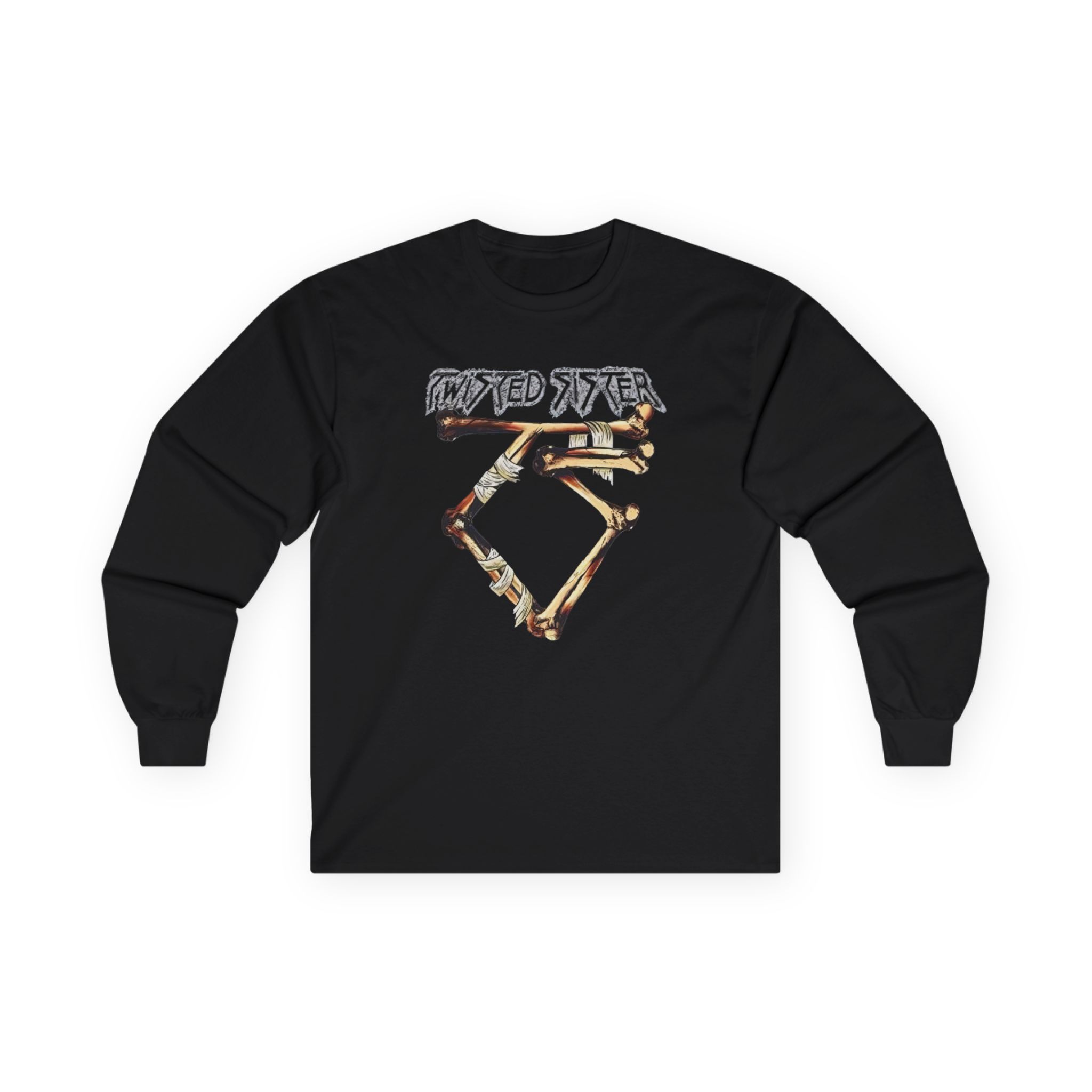 Popfunk Twisted Sister Bone Logo Unisex Ultra Cotton Long Sleeve Tee