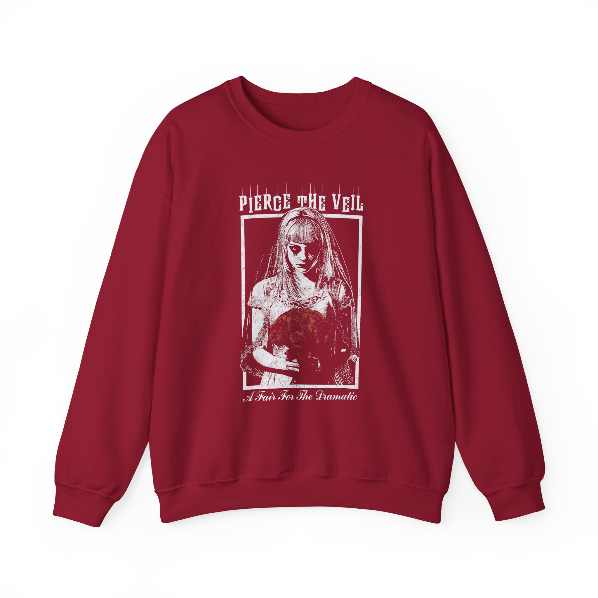 Pierce the Veil a Flair for the Dramatic Bride Unisex Heavy Blendâ„¢ Crewneck Sweatshirt