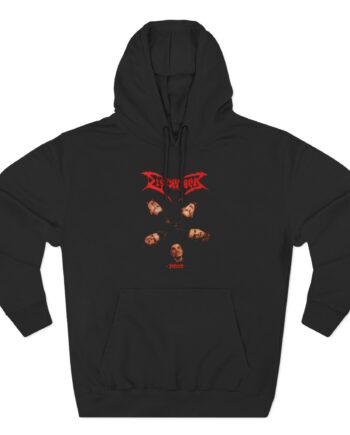 Dismember Pieces Three-Panel Fleece Hoodie