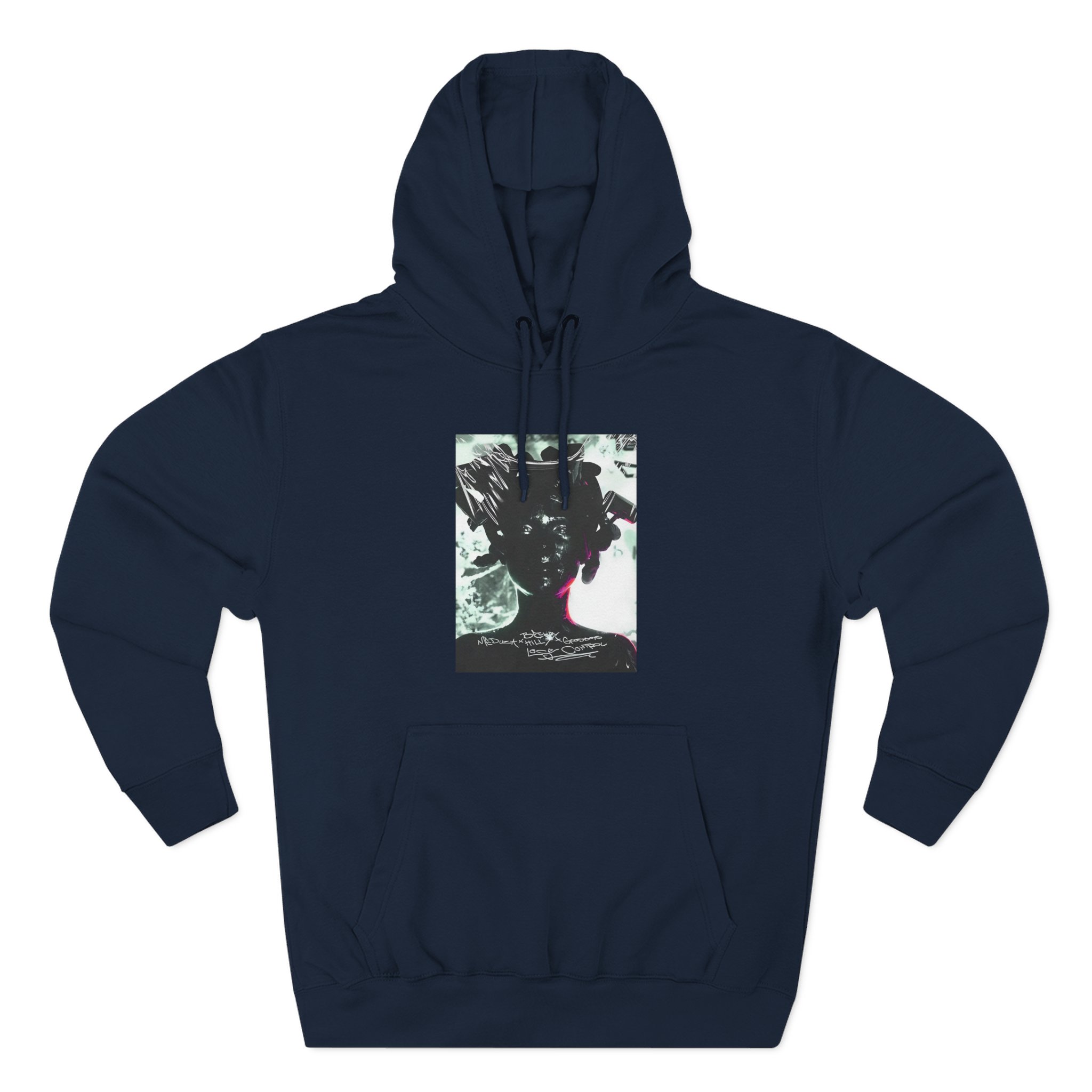 Meduza Three-Panel Fleece Hoodie