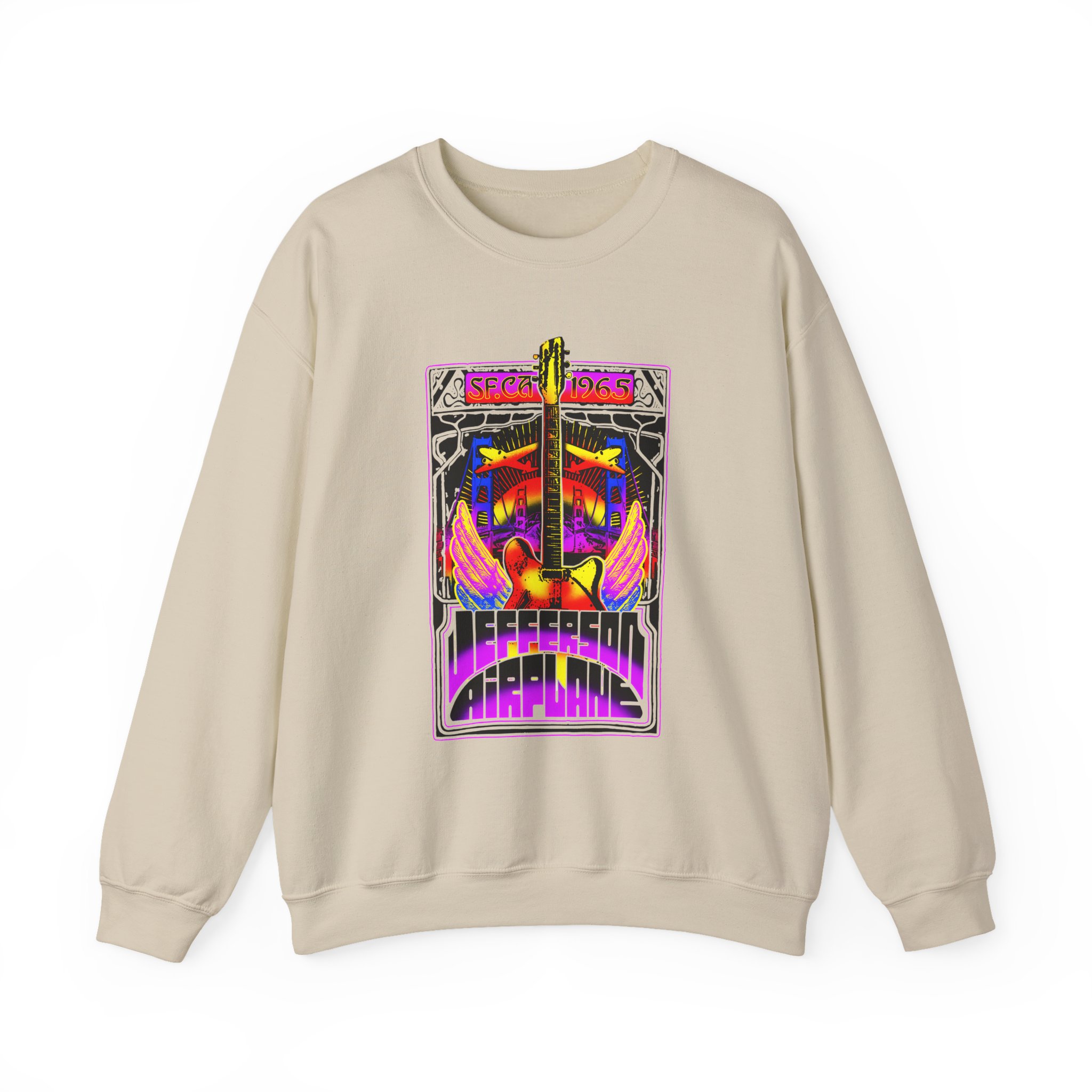 Jefferson Airplane San Francisco 1965 Unisex Heavy Blendâ„¢ Crewneck Sweatshirt