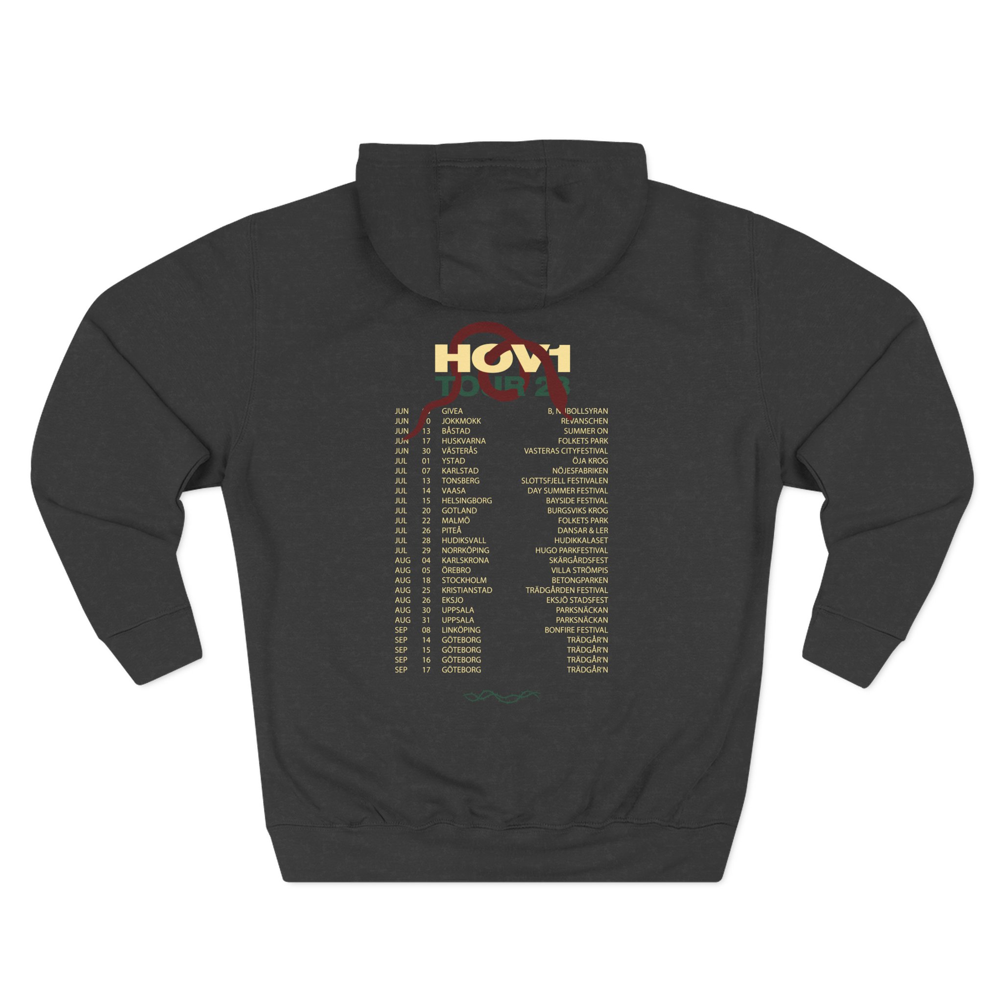Hov1 Tour 2025 Three-Panel Fleece Hoodie